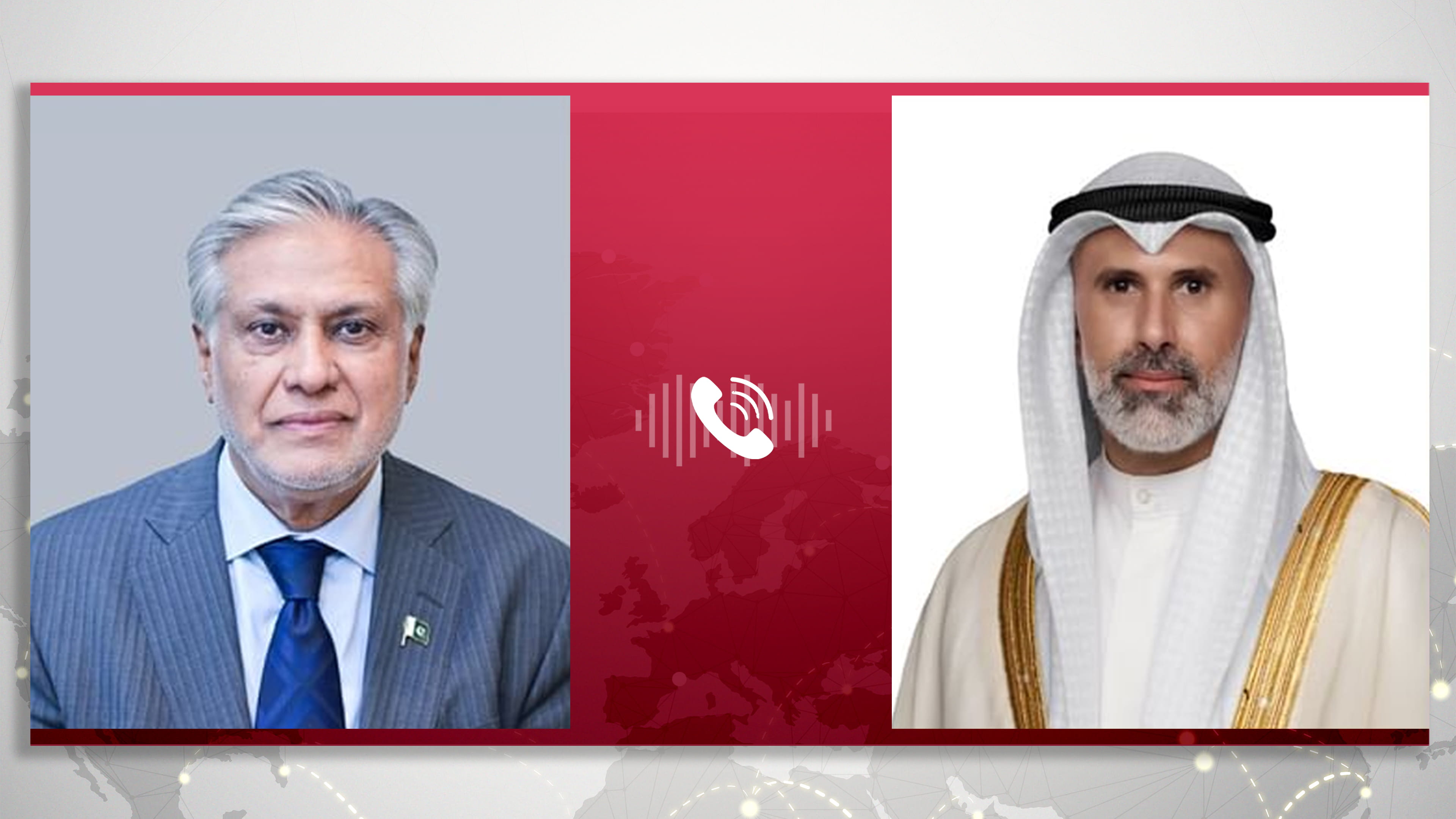 وزير خارجية الكويت يبحث مع نظيره الباكستاني التطورات في المنطقة 