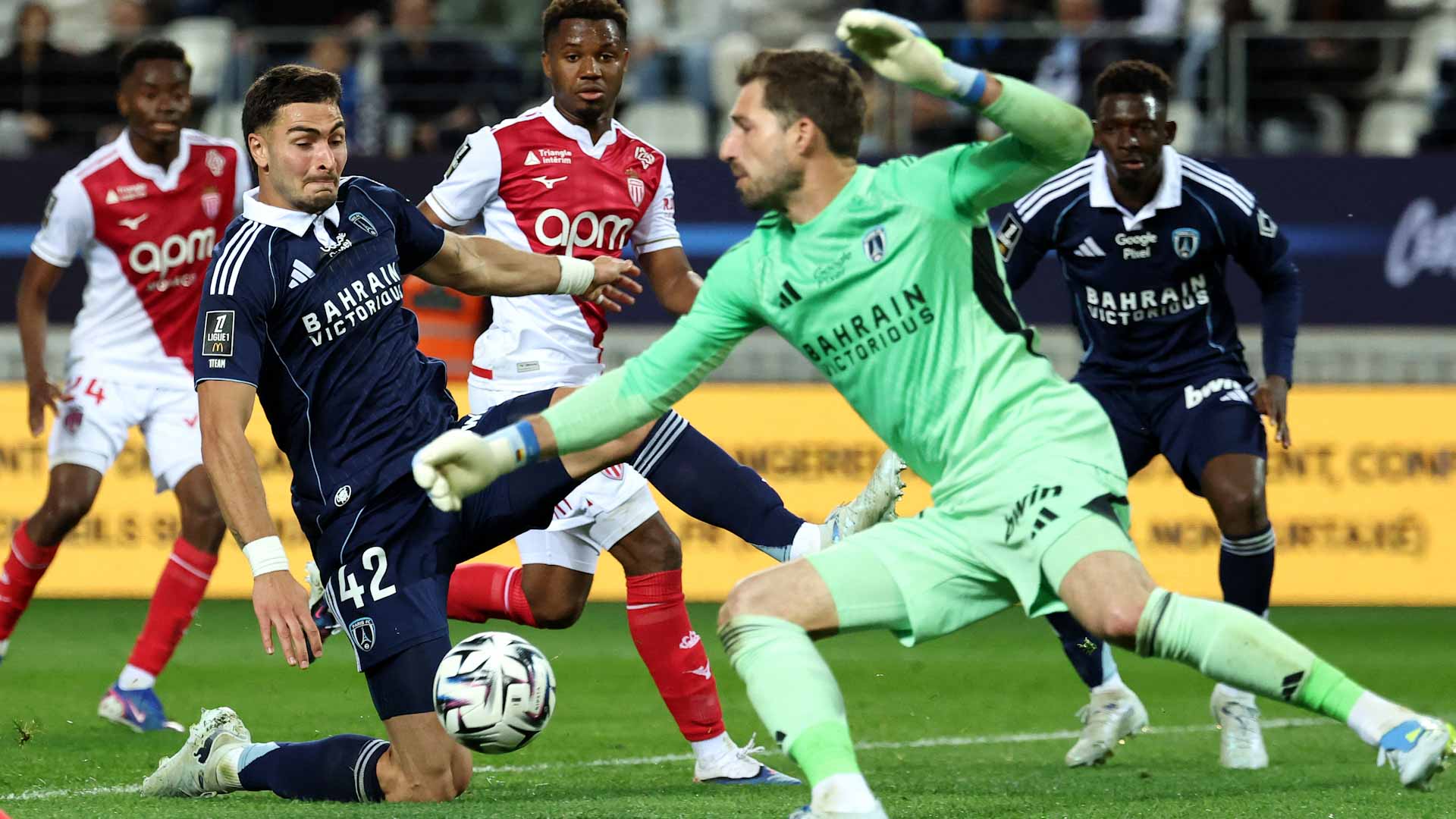 Paris FC defeats Monaco in Ligue 1 