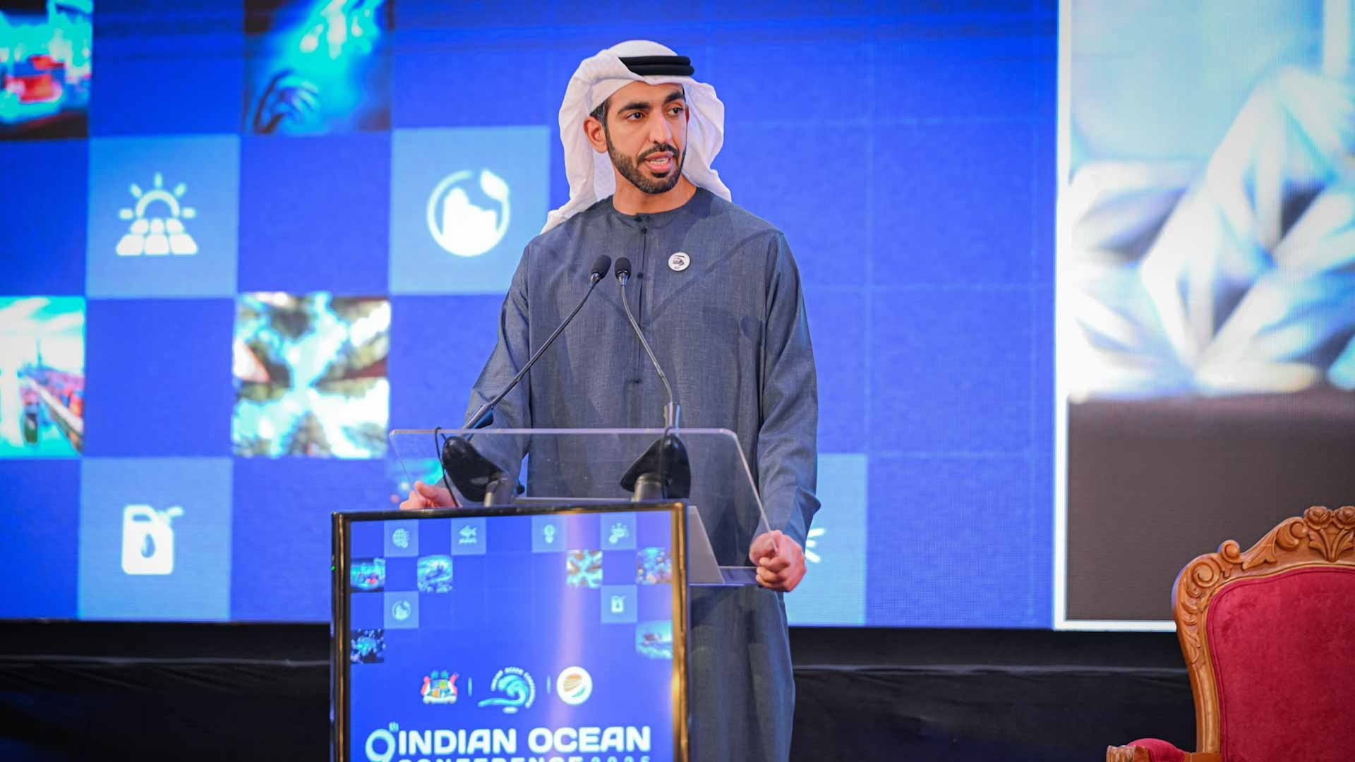 Shakhboot bin Nahyan participates in Indian Ocean Conference 