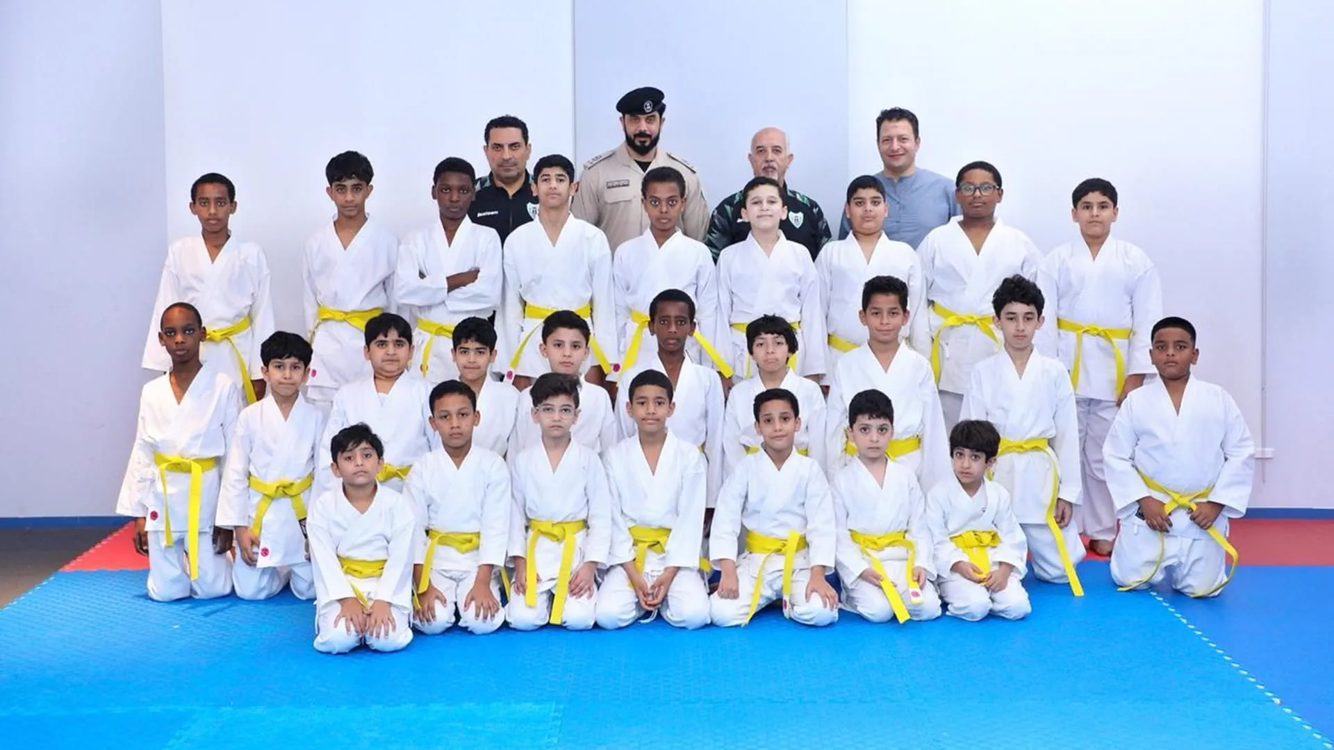 26 Dibba Al Hisn karate players pass yellow belt test 