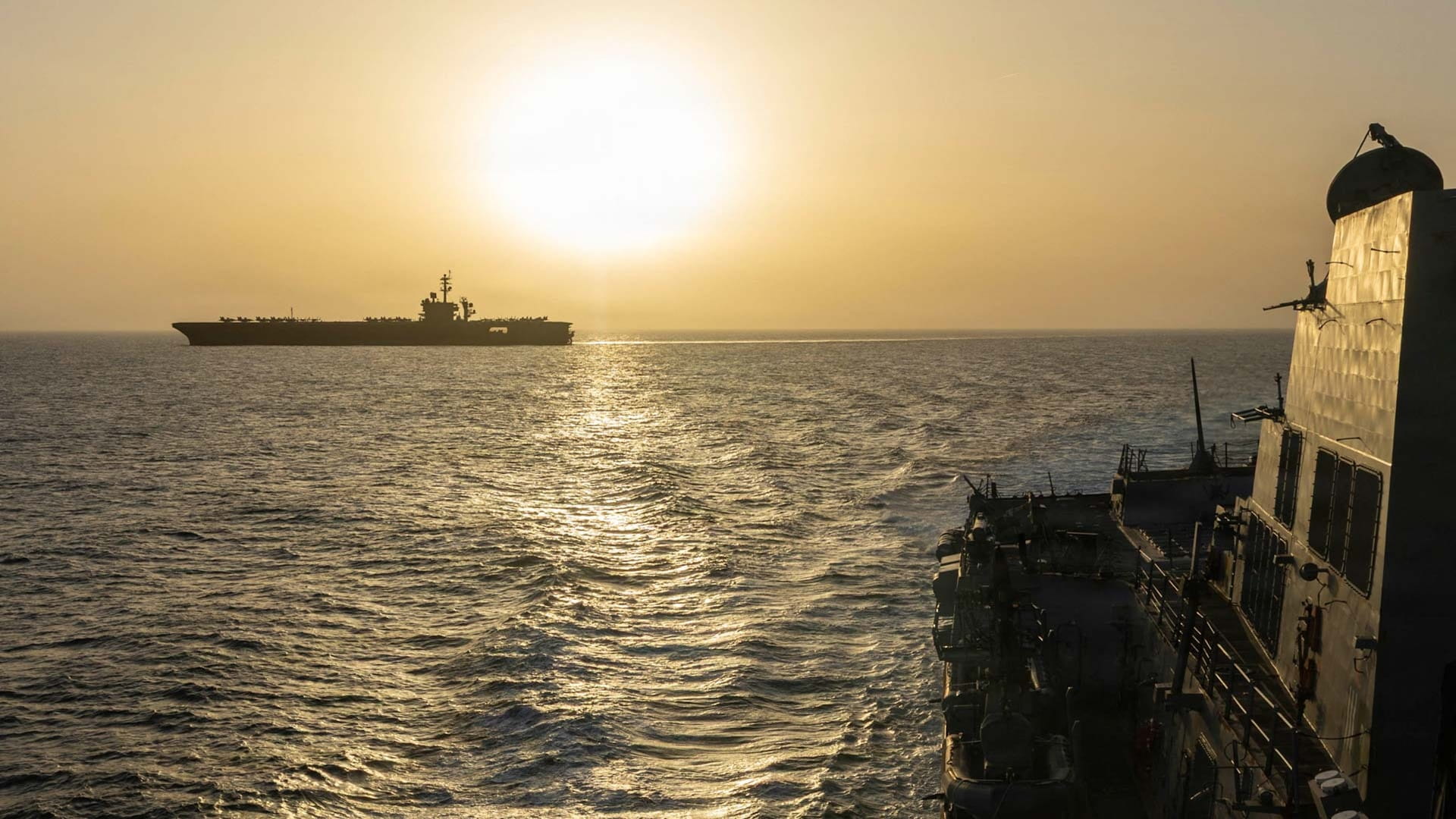 Trump: US destroyer hit Iran cargo ship trying to evade blockade