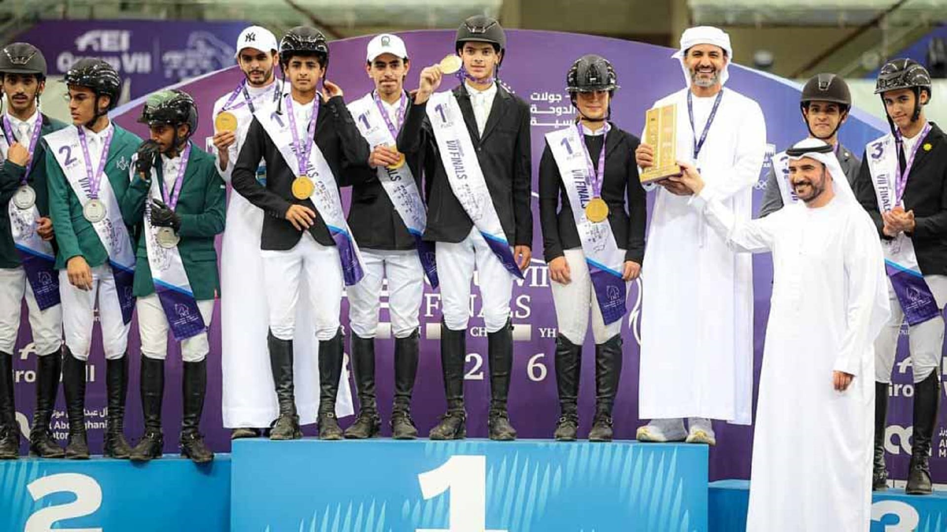 الإمارات تحصد 12 ميدالية في نهائي "الإقليمية السابعة" لقفز الحواجز 