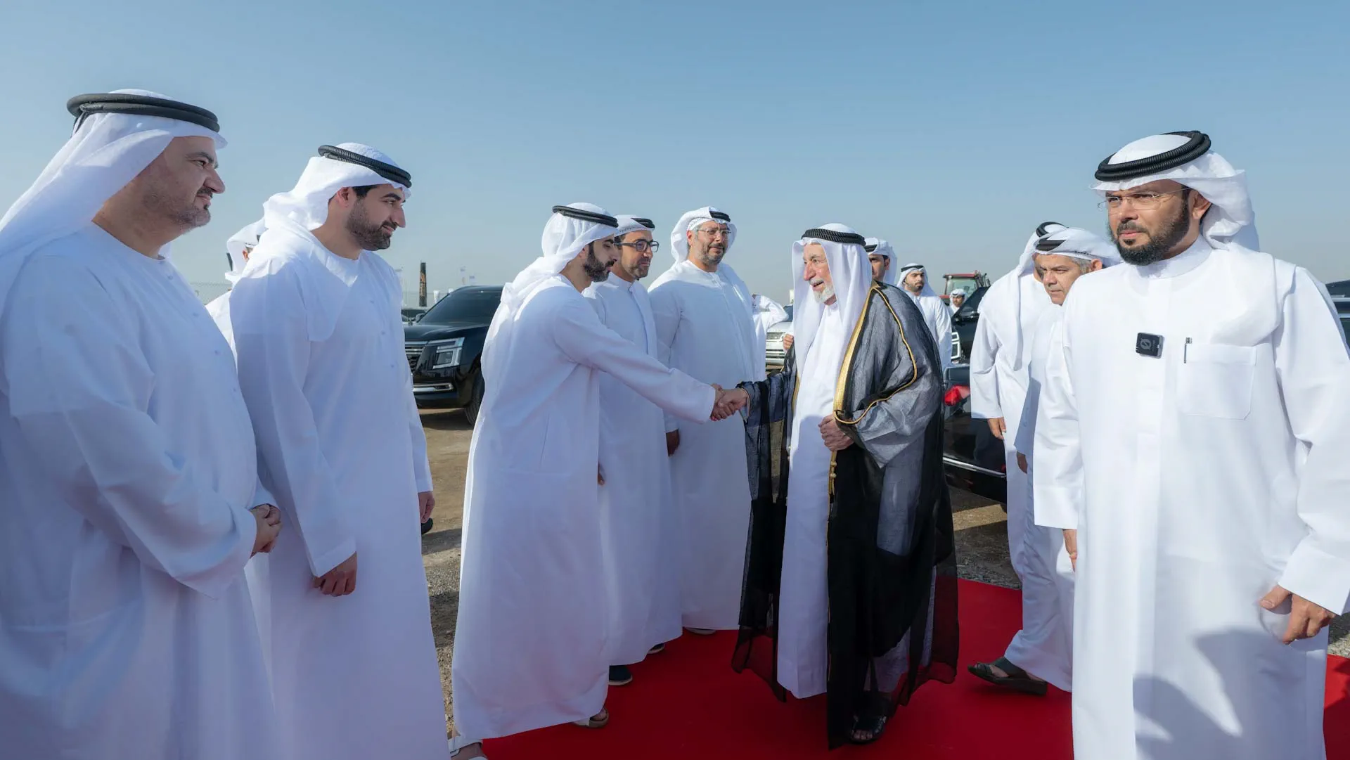 Sharjah Ruler during the ceremony
