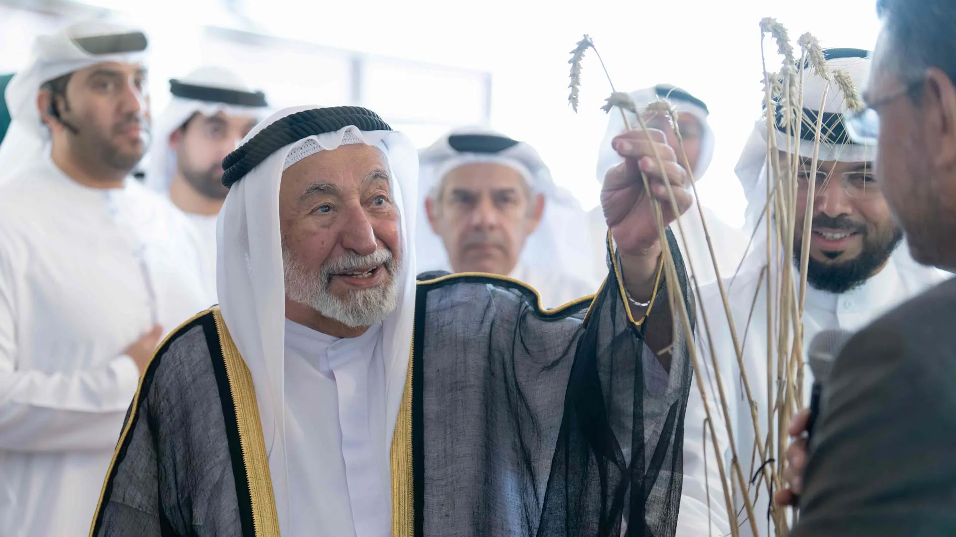 Sharjah Ruler witnesses wheat harvest, Launches “QAND “ brand 