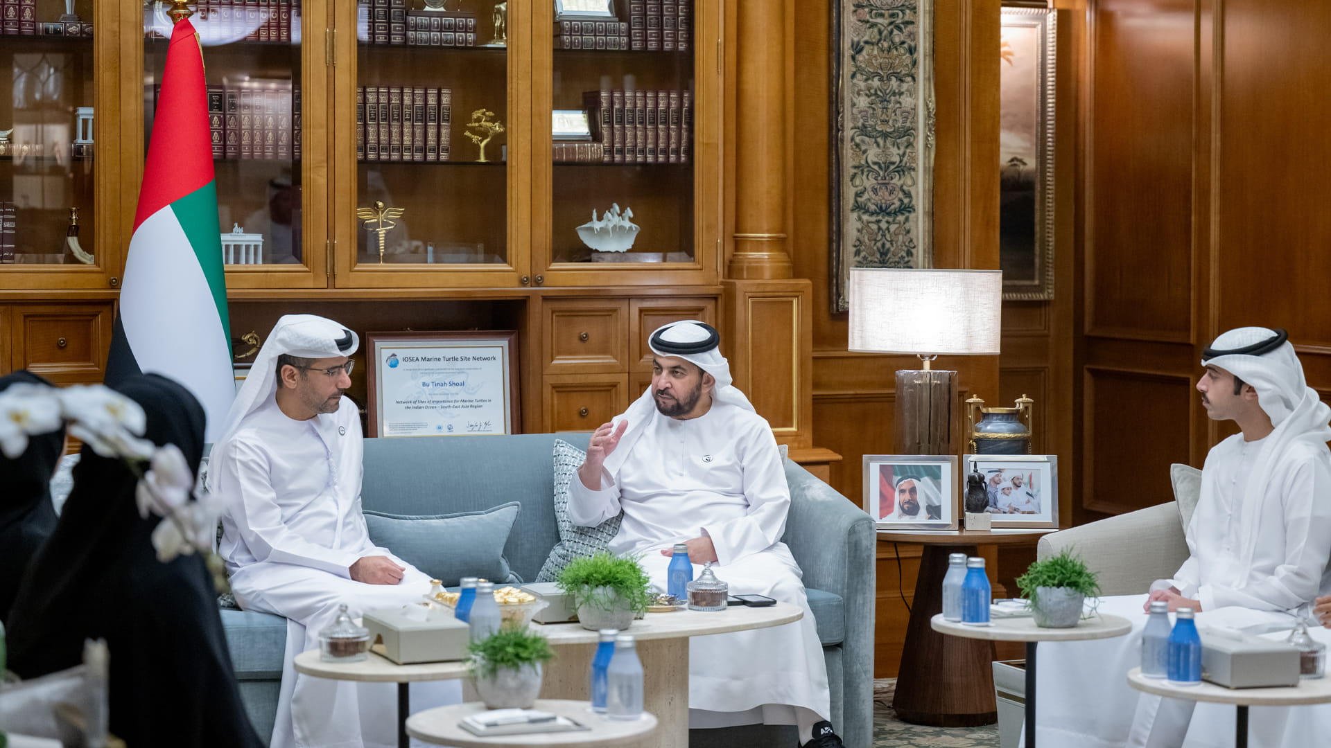 Hamdan bin Zayed reviews Al Dhafra maritime projects