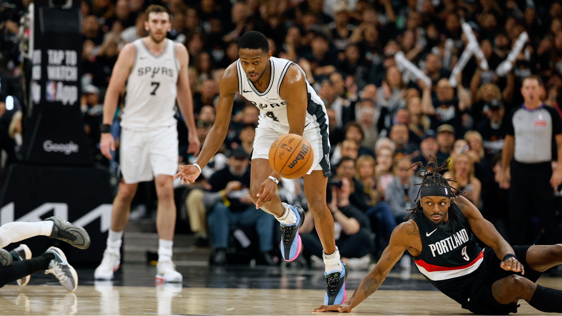 San Antonio lose to Portland in NBA Play-offs 