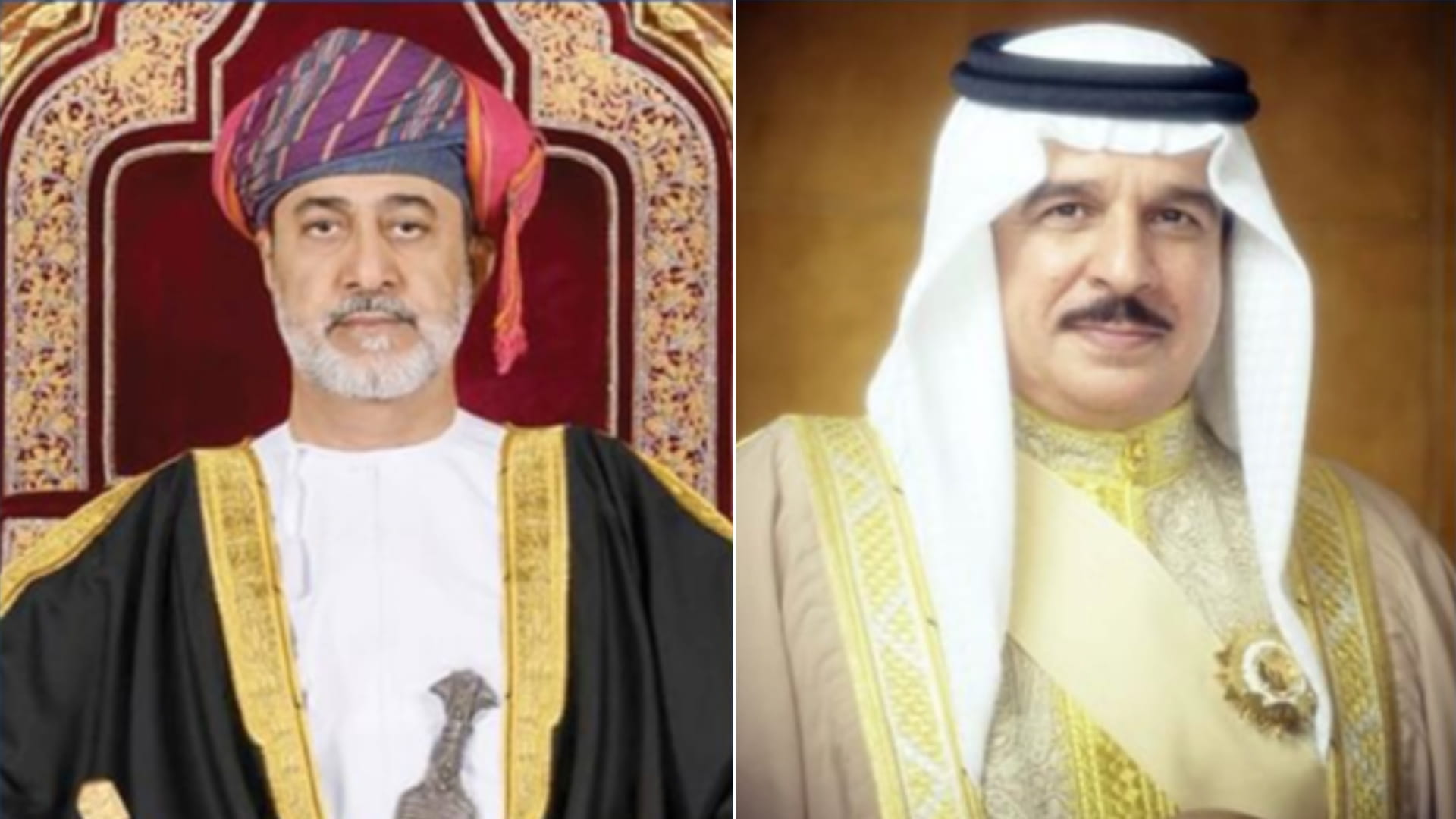 ملك البحرين وسلطان عمان يبحثان مستجدات الأوضاع الإقليمية والدولية 