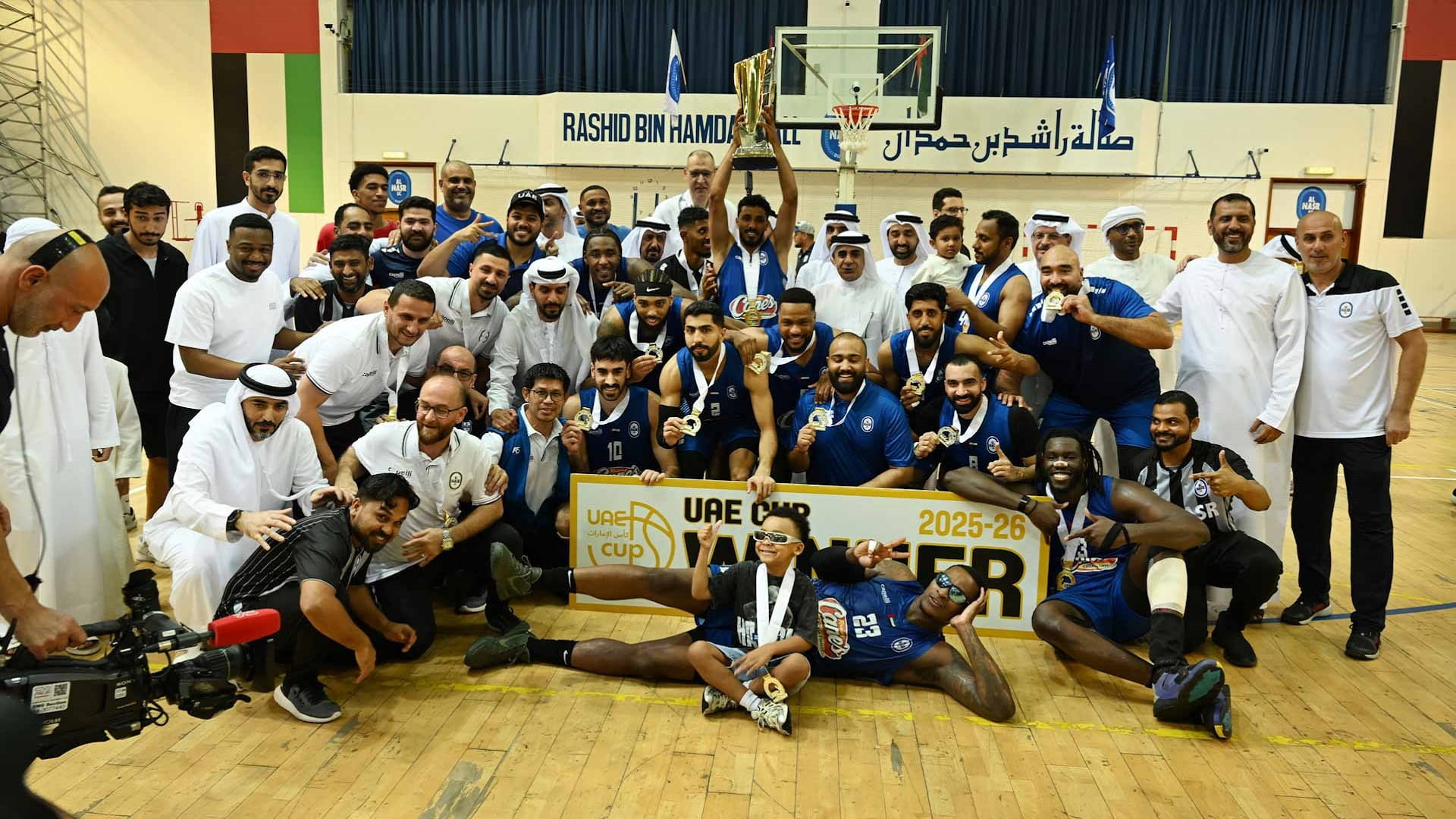 Al Nasr clinch UAE basketball cup title again 
