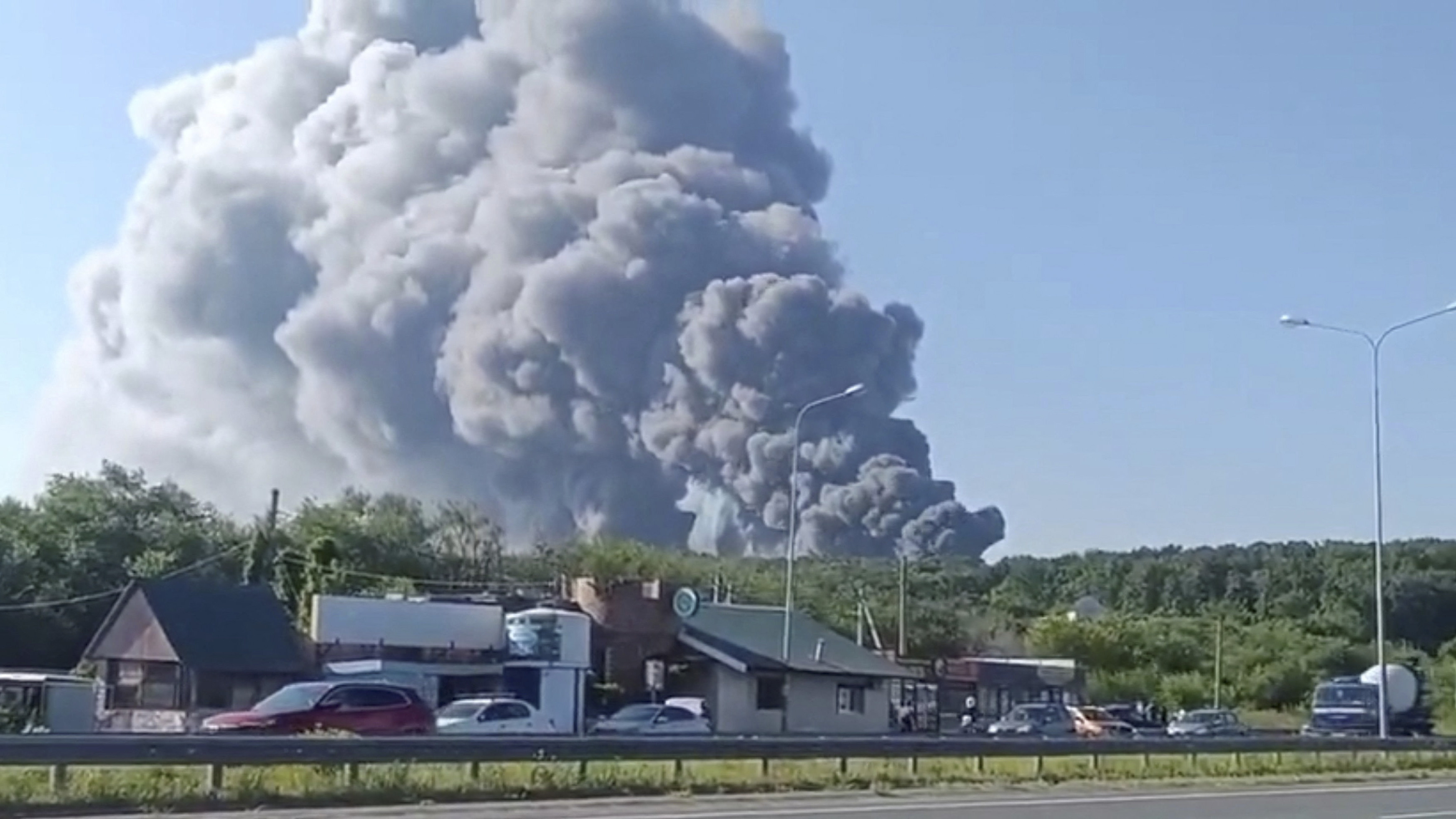 Image for the title: 11 killed in Ukrainian strikes on Russia and Crimea 