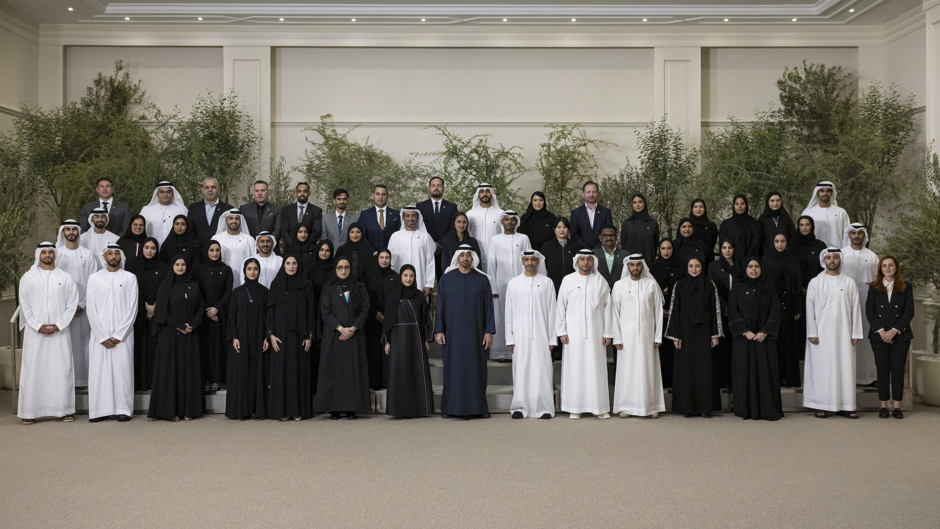 Image for the title: UAE President meets Expo 2025 Osaka pavilion team 