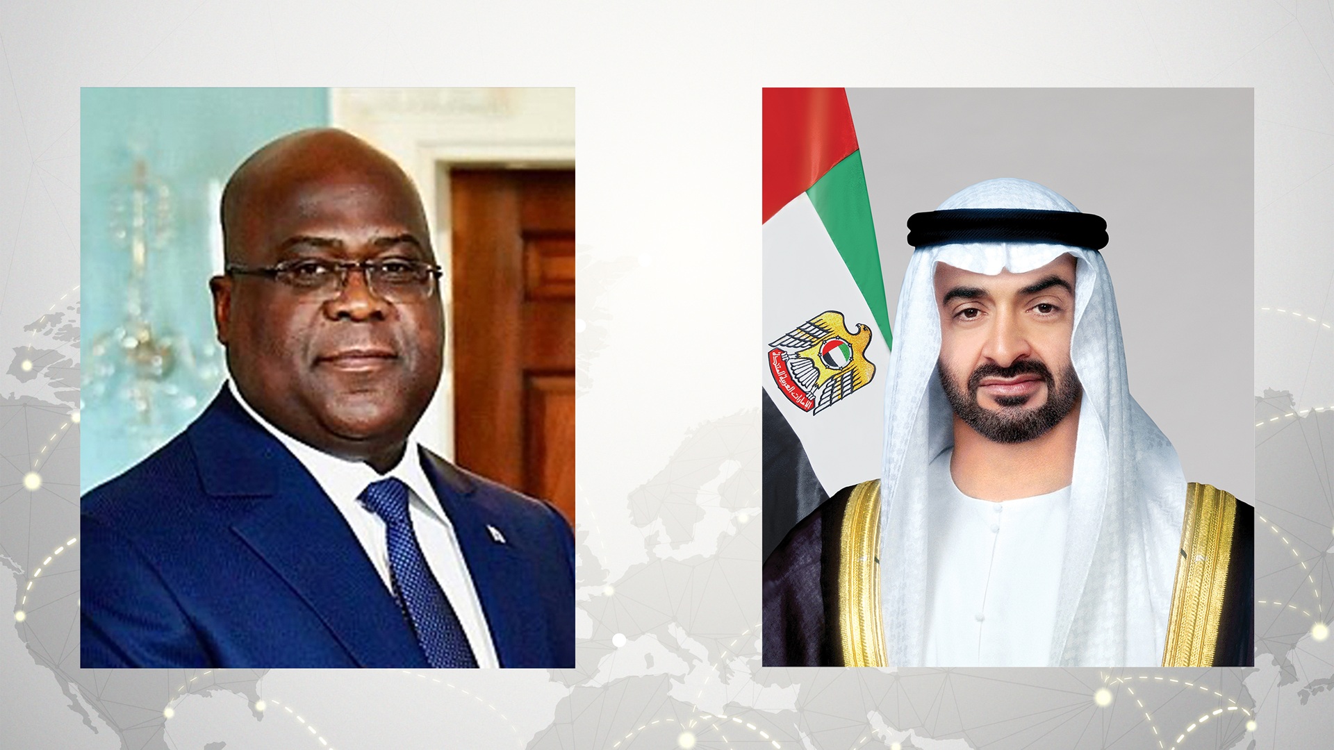 UAE and DR Congo Presidents discuss strengthening cooperation  