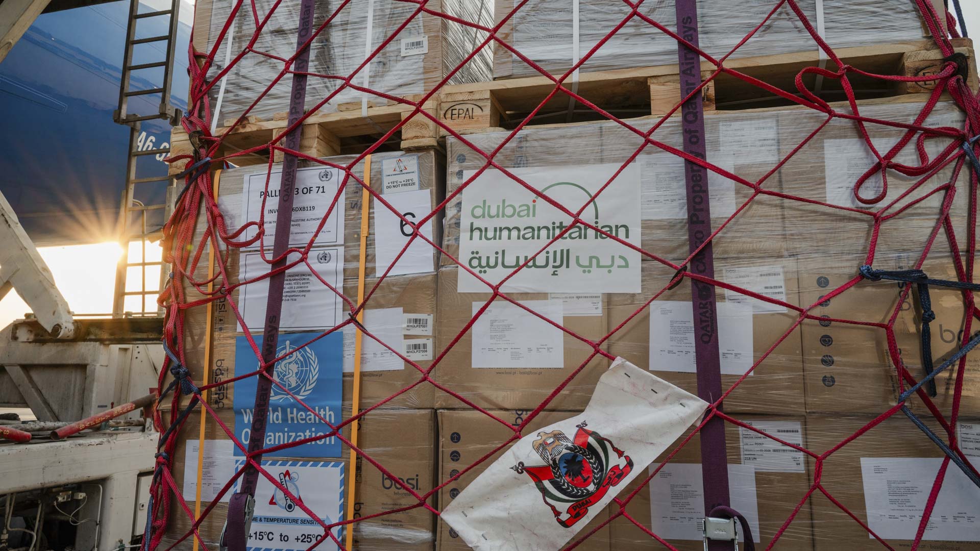 Dubai Humanitarian launches air bridge to Gaza 