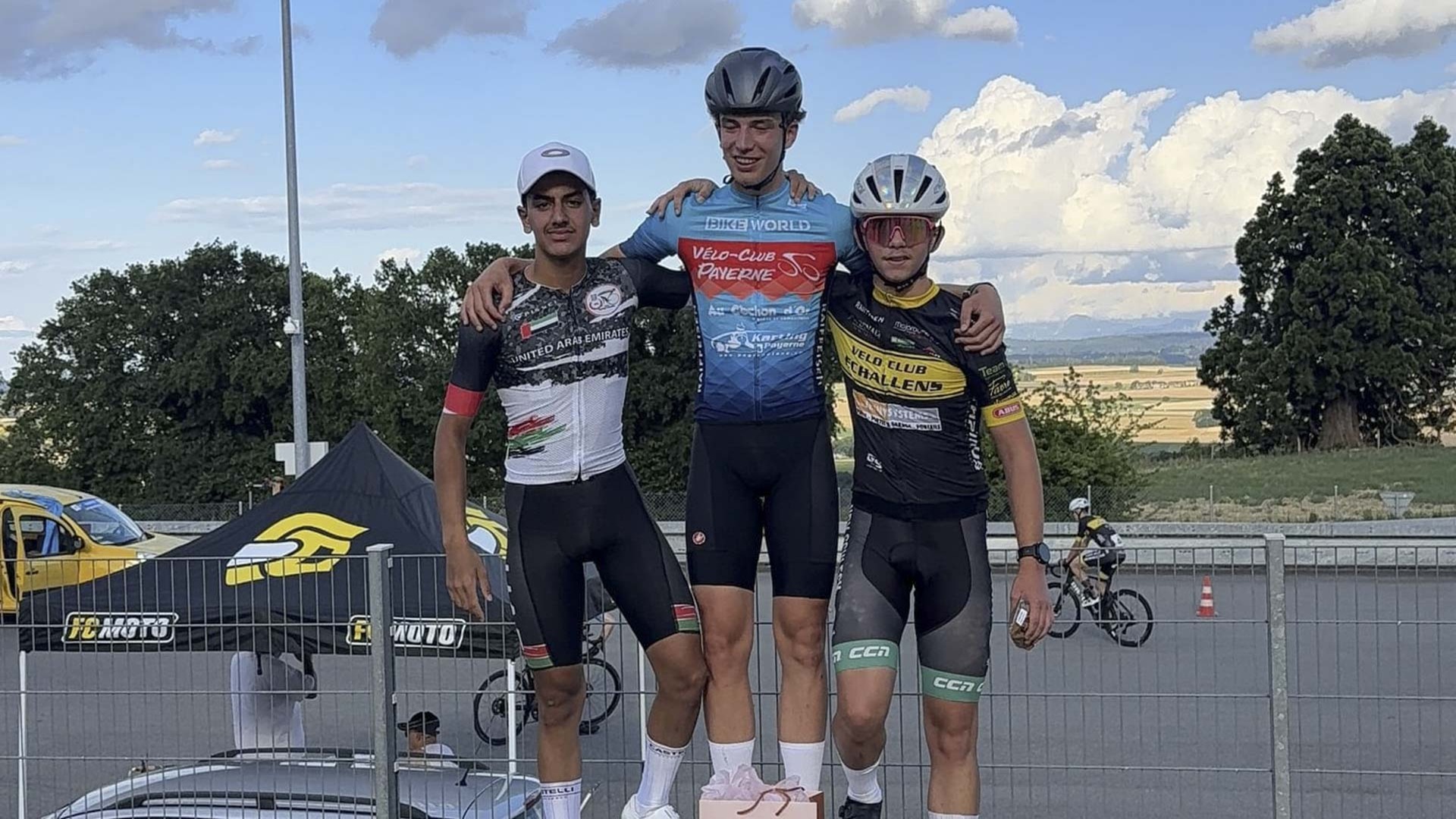 UAE youth cycling team shines at Swiss training camp