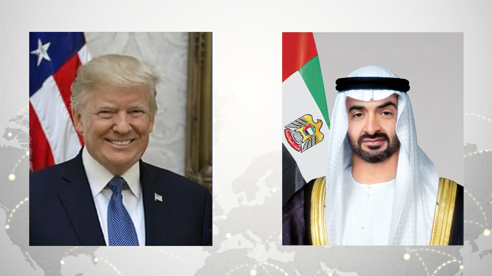 صورة بعنوان: رئيس الدولة يتلقى اتصالاً هاتفياً من الرئيس الأميركي 