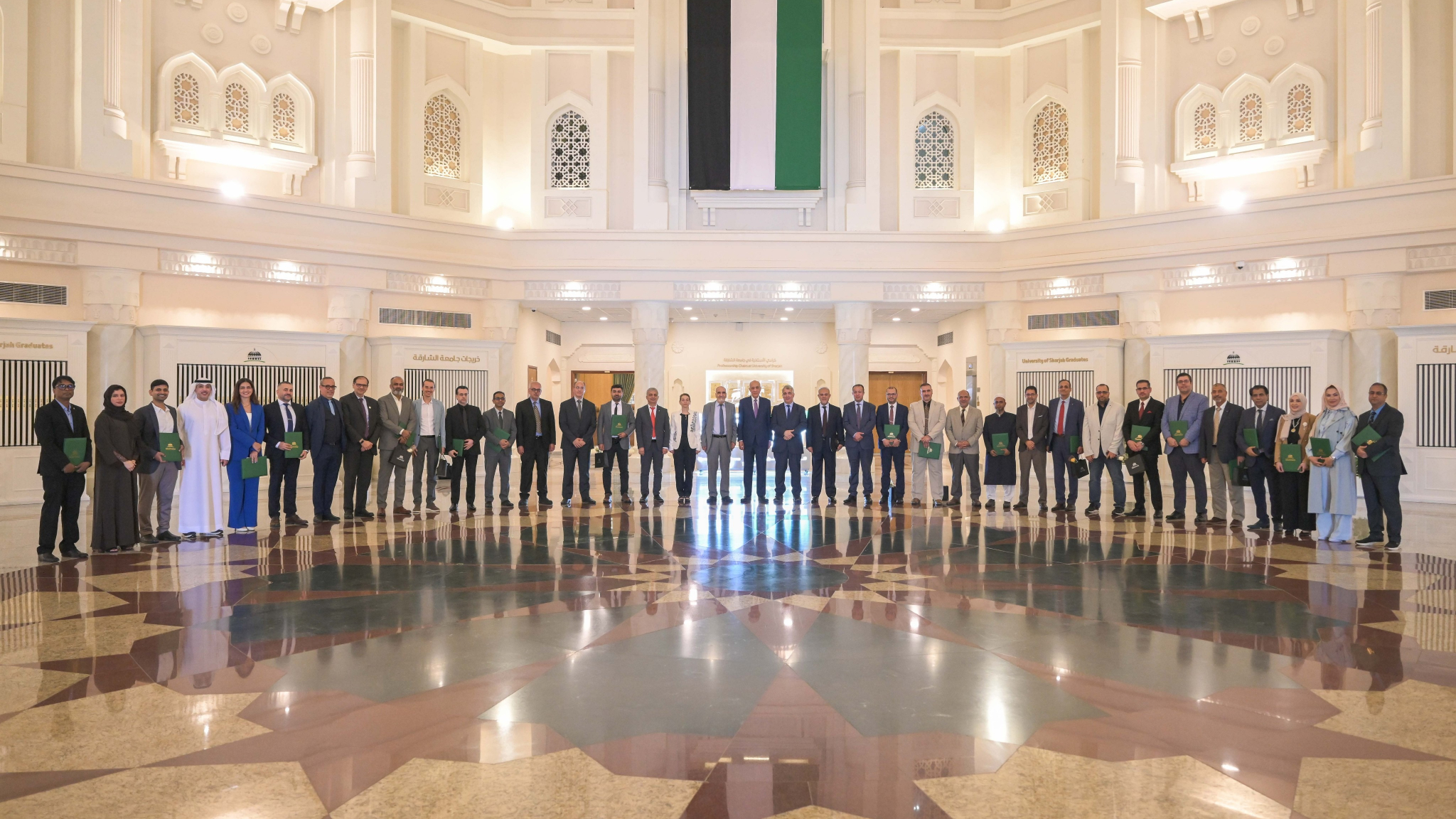 جامعة الشارقة تُرَقي 23 من هيئتها التدريسية لرتب أكاديمية عُليا