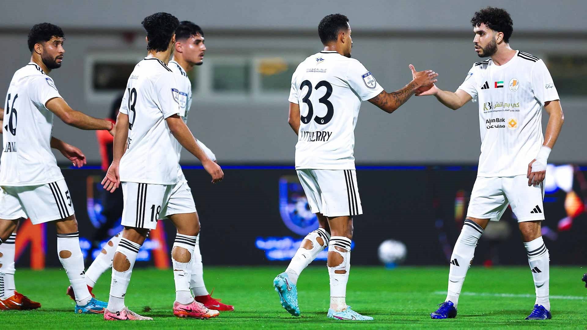 عجمان يفوز على كلباء 3-1 في دوري أدنوك للمحترفين