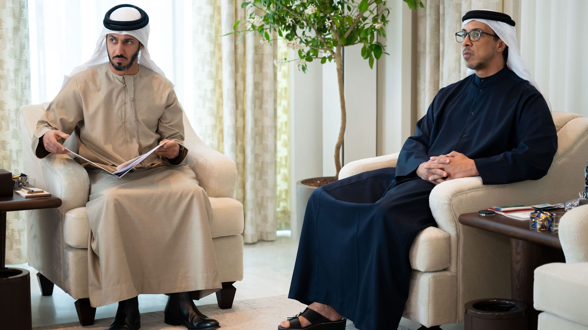 Image for the title: Mansour bin Zayed approves Founder’s Office strategic plan 