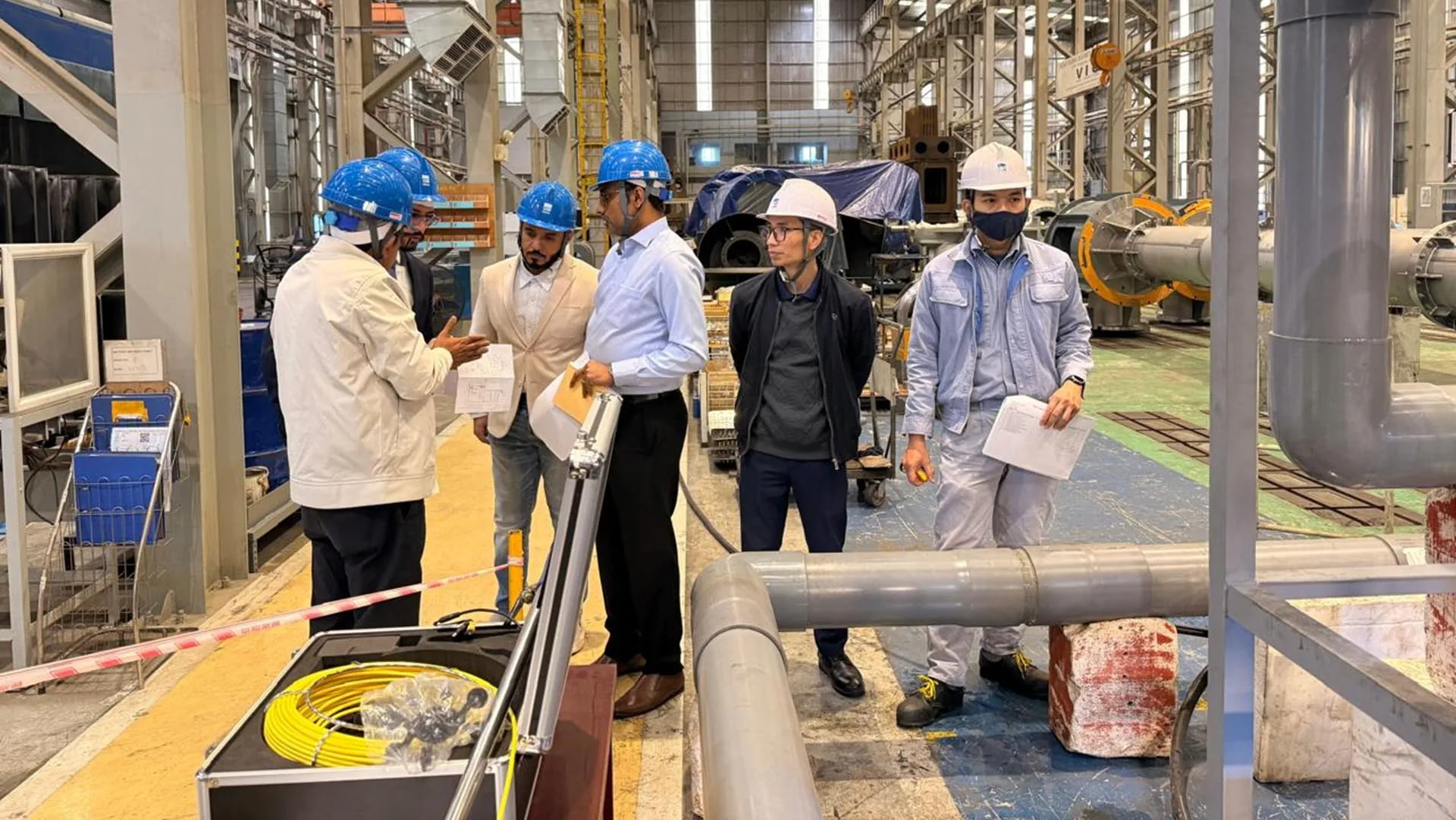 SDPW, Sharjah Municipality inspect pump factory in Vietnam 