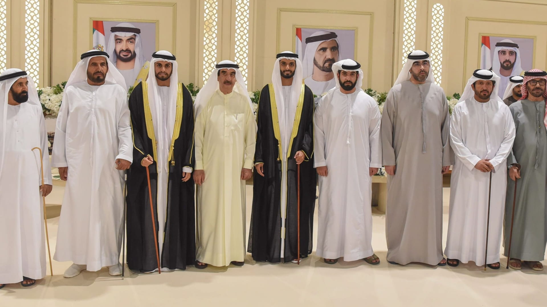 حاكم أم القيوين ونائبه يشهدان حفل زفاف نجلي بطي محمد الغفلي 