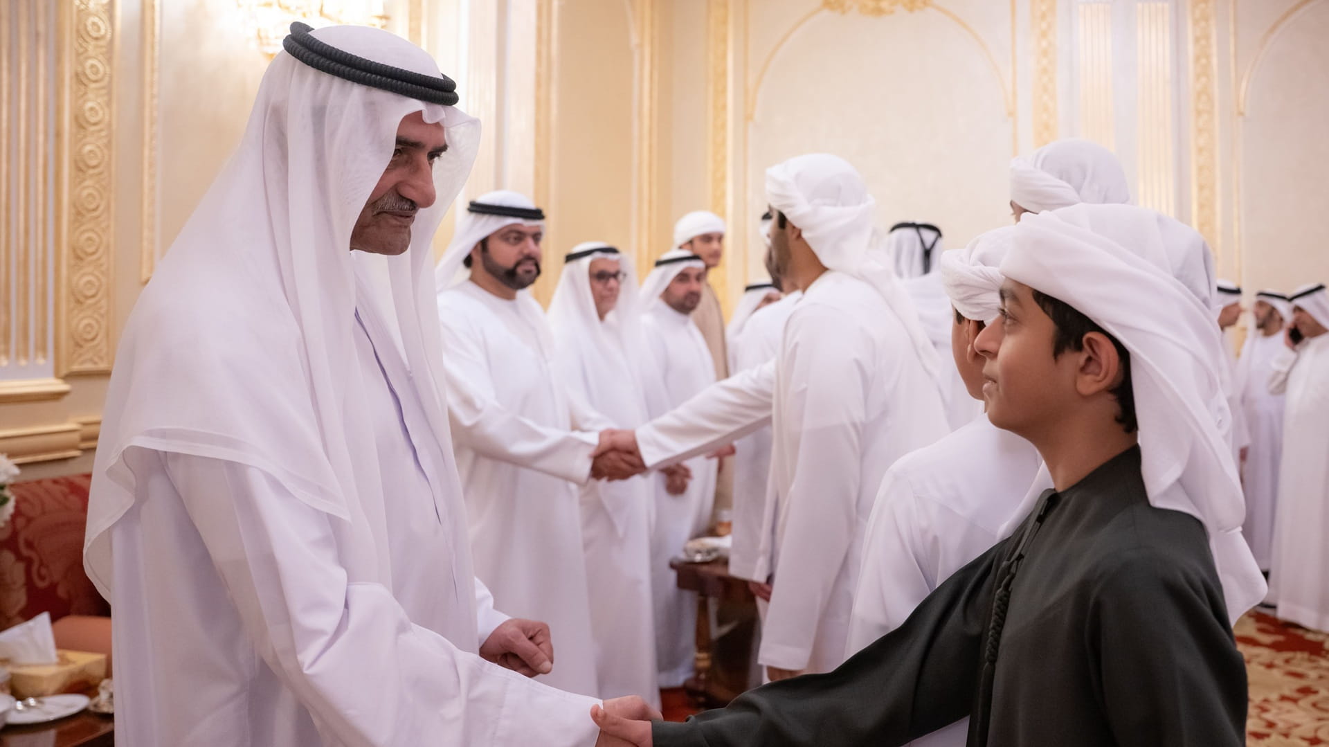 Hamad Al Sharqi receives Ramadan well-wishers