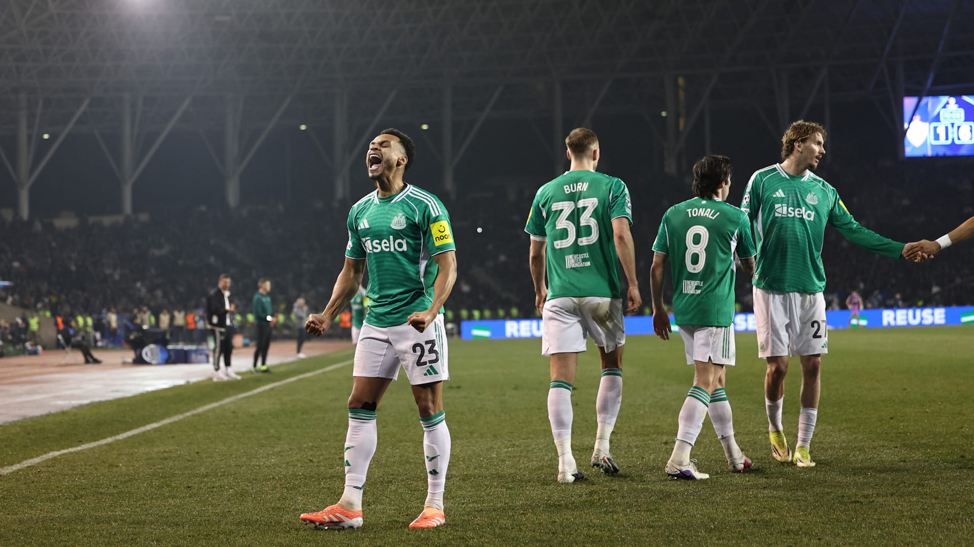 Newcastle United close in on Champions League round of 16 