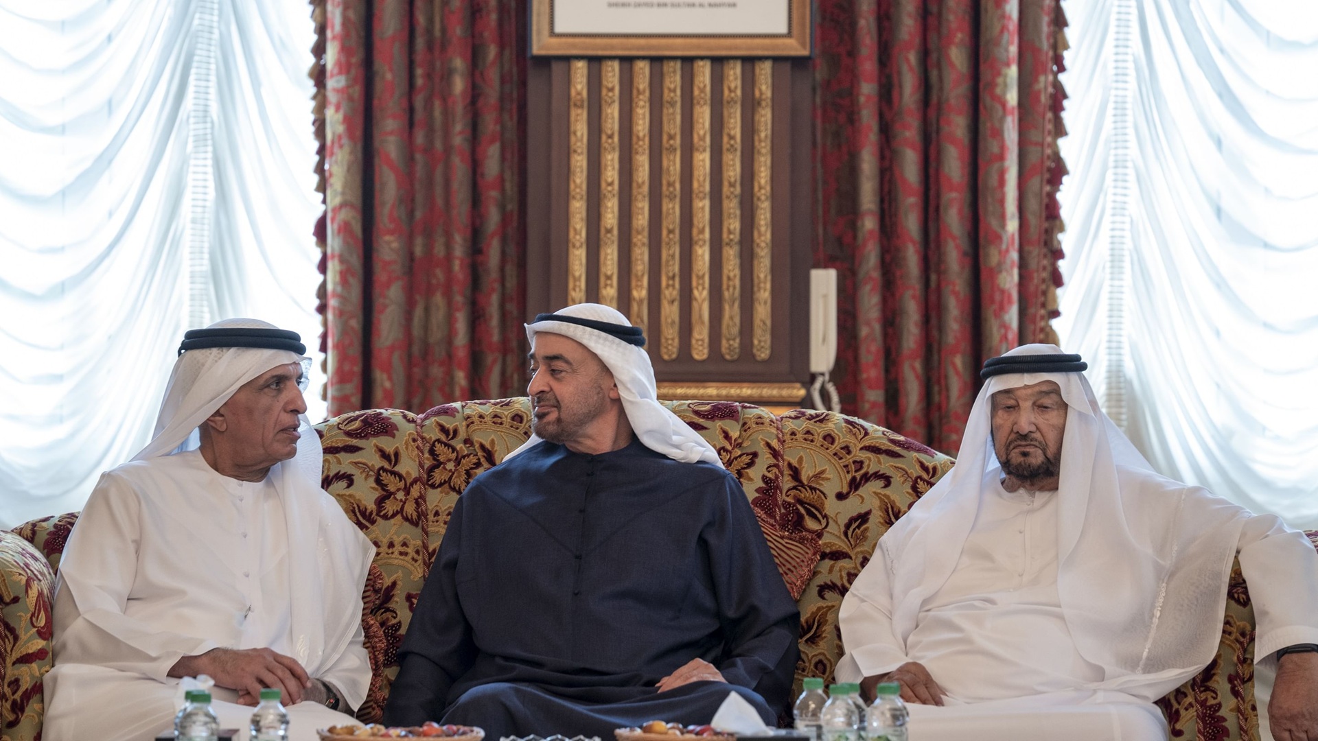UAE President, RAK Ruler condole with Mohammed bin Butti Al Hamed 