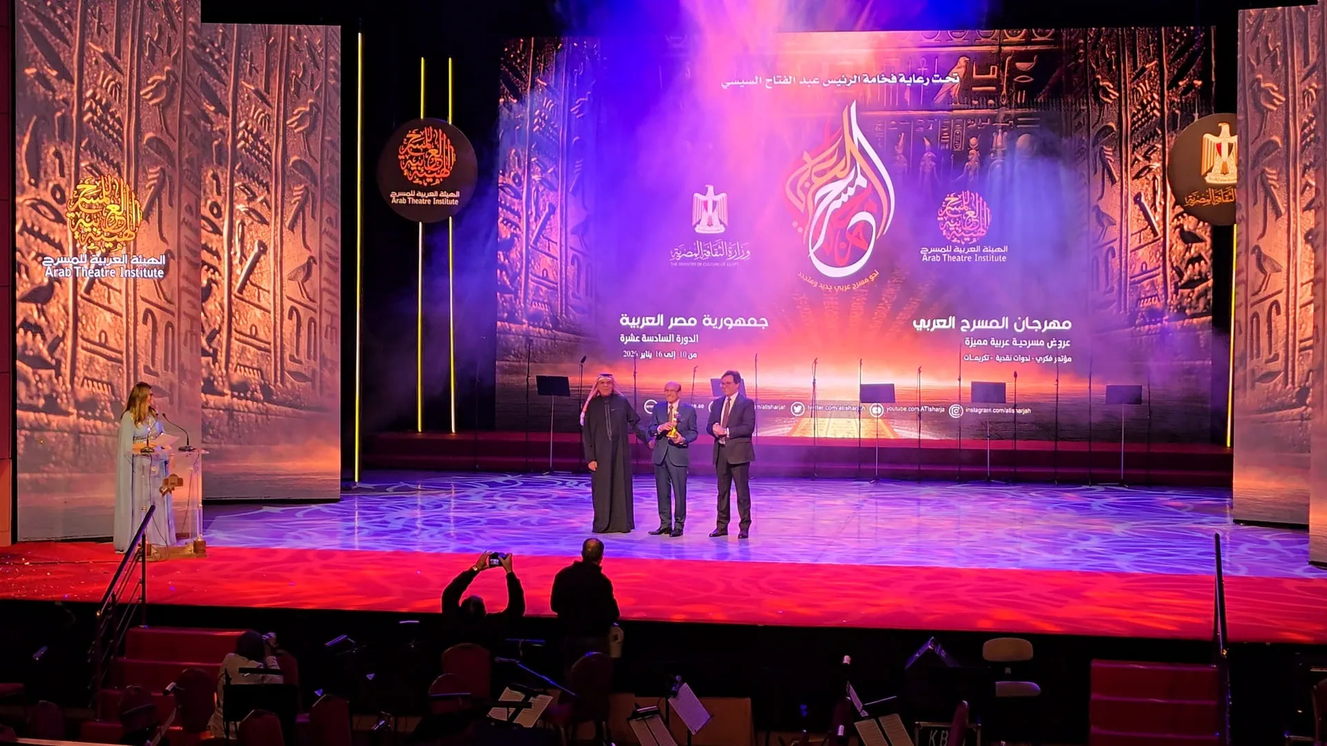 Cairo hosts 16th Arab Theatre Festival for the 3rd  time
