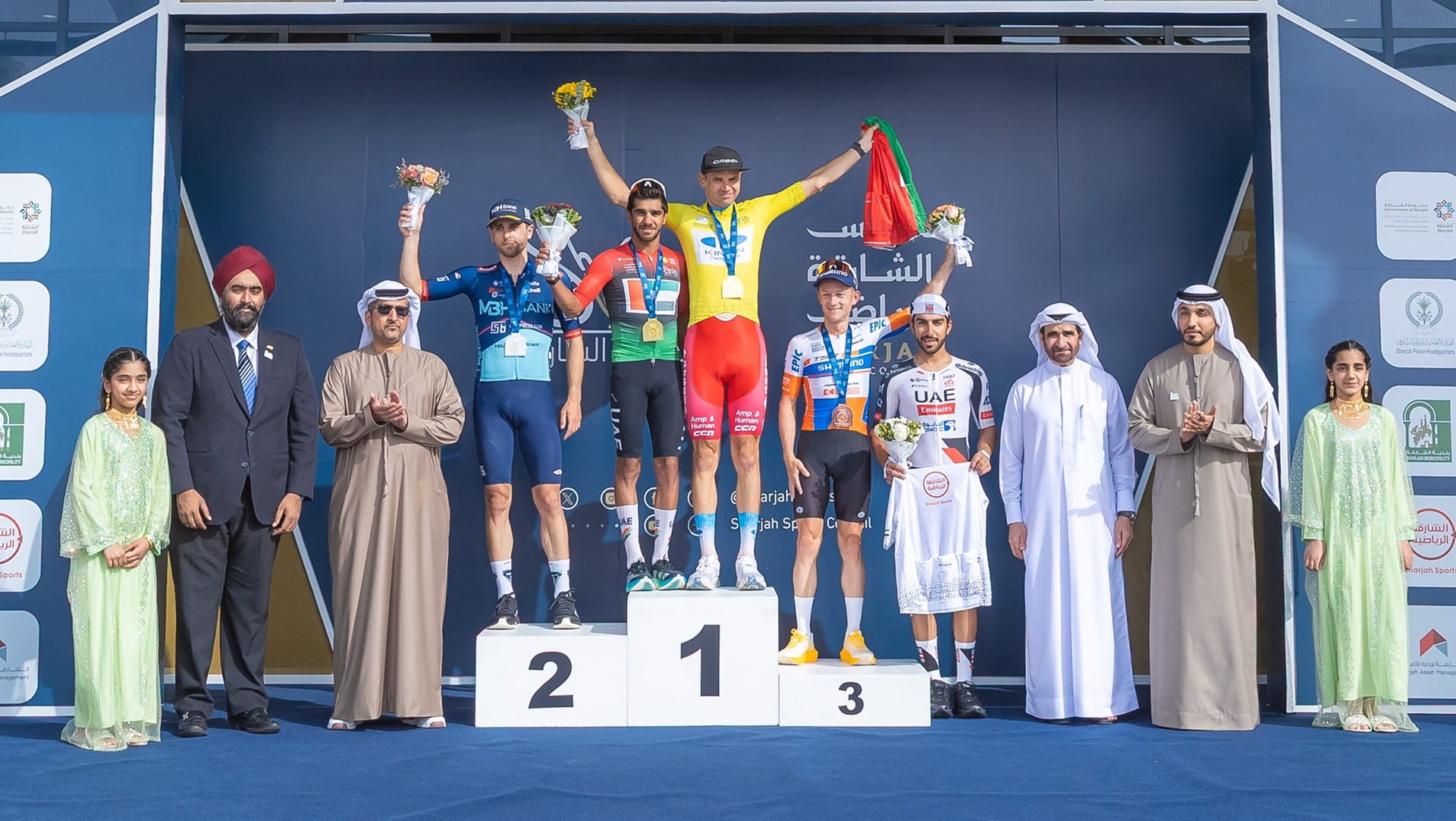 Haitham bin Saqr crowns Taaramäe Sharjah Tour stage two champion
