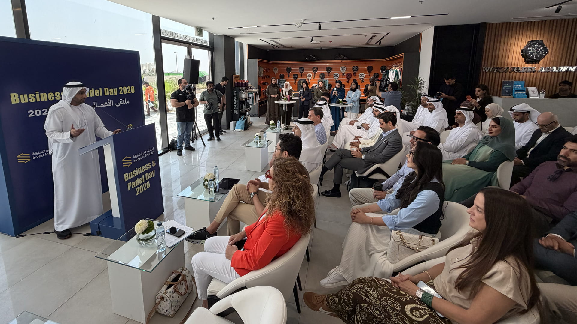 “Invest in Sharjah” organises “Business Padel Day 2026”