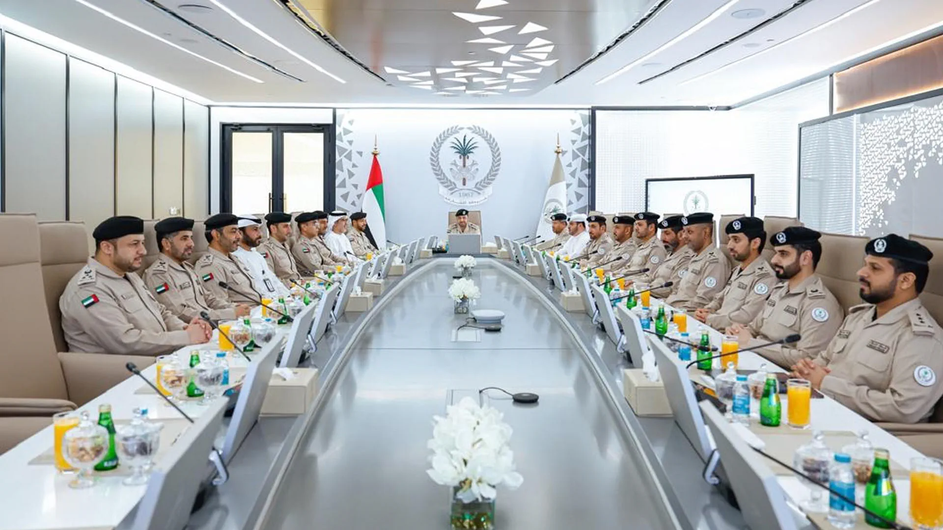 Sharjah Police reviews progress of development projects