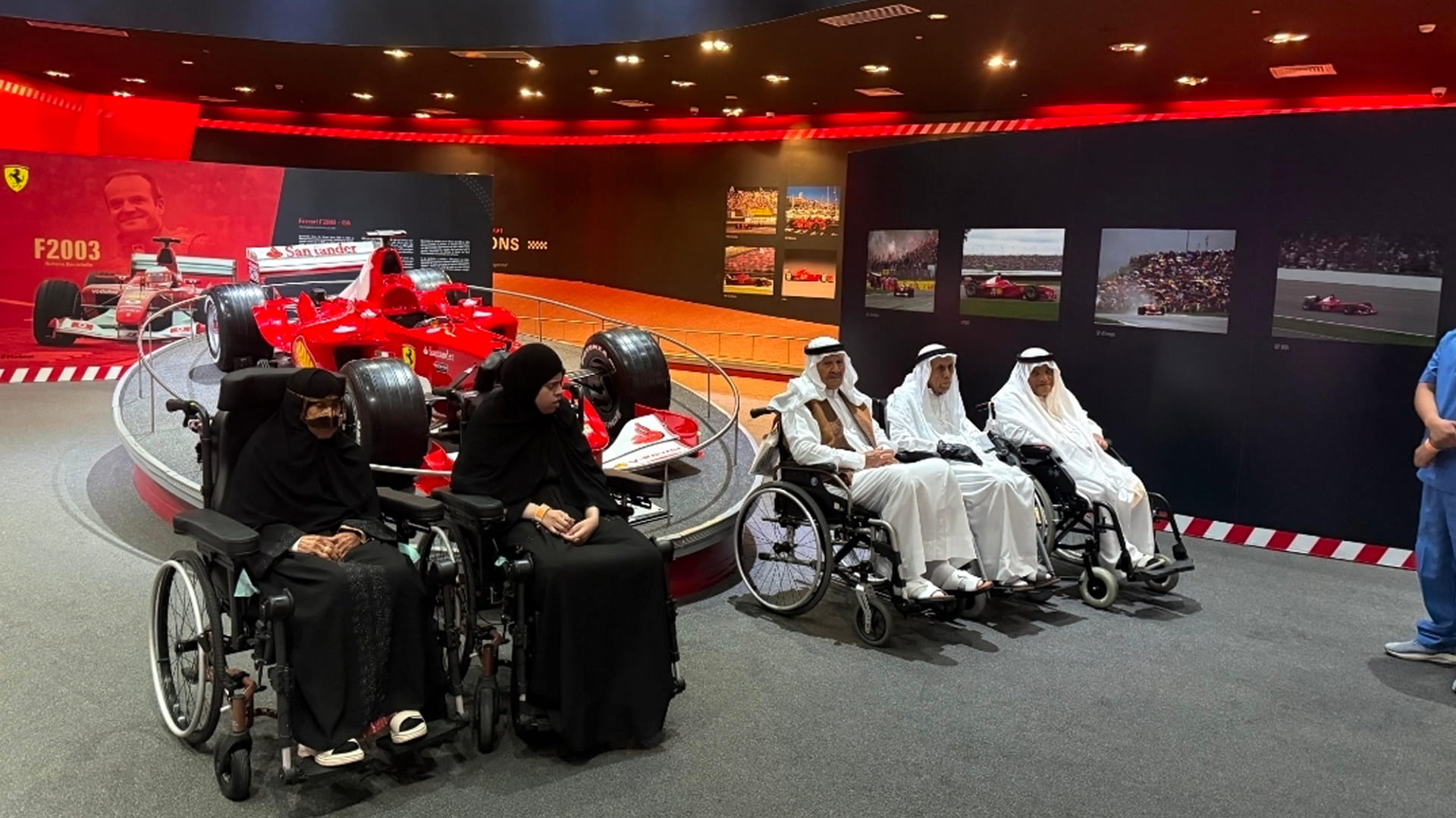 Sharjah Social Services seniors visit Ferrari World