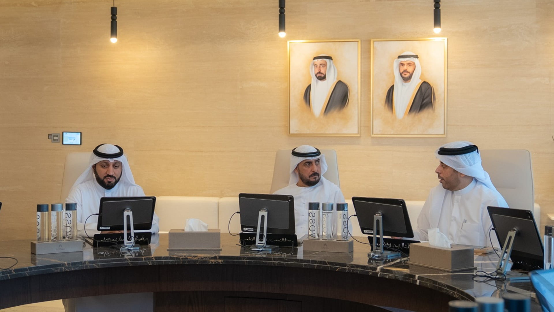 صورة بعنوان: مجلس إدارة الشارقة للضمان الاجتماعي يستعرض خطط التطوير والاستدامة 