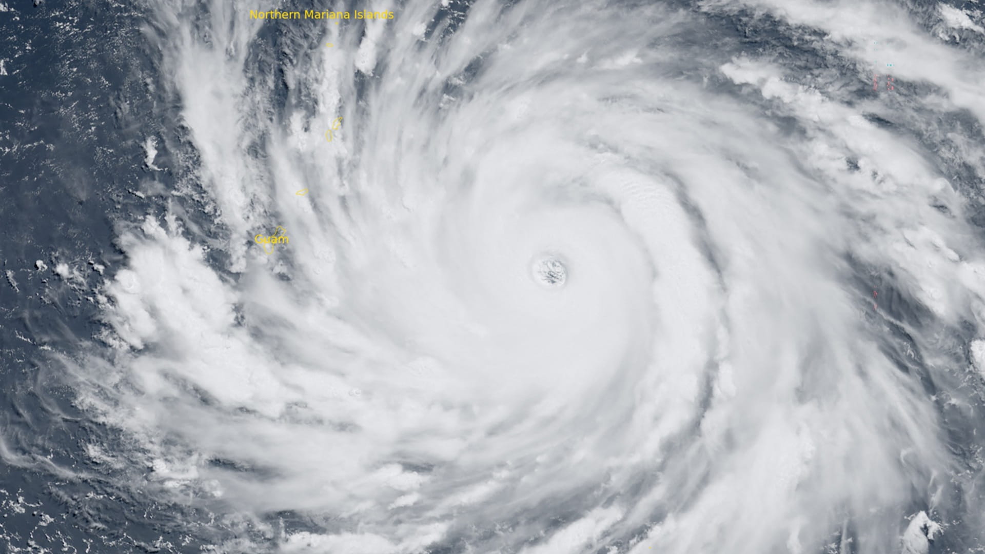 Image for the title: 'Very dangerous' super typhoon nears US Pacific islands