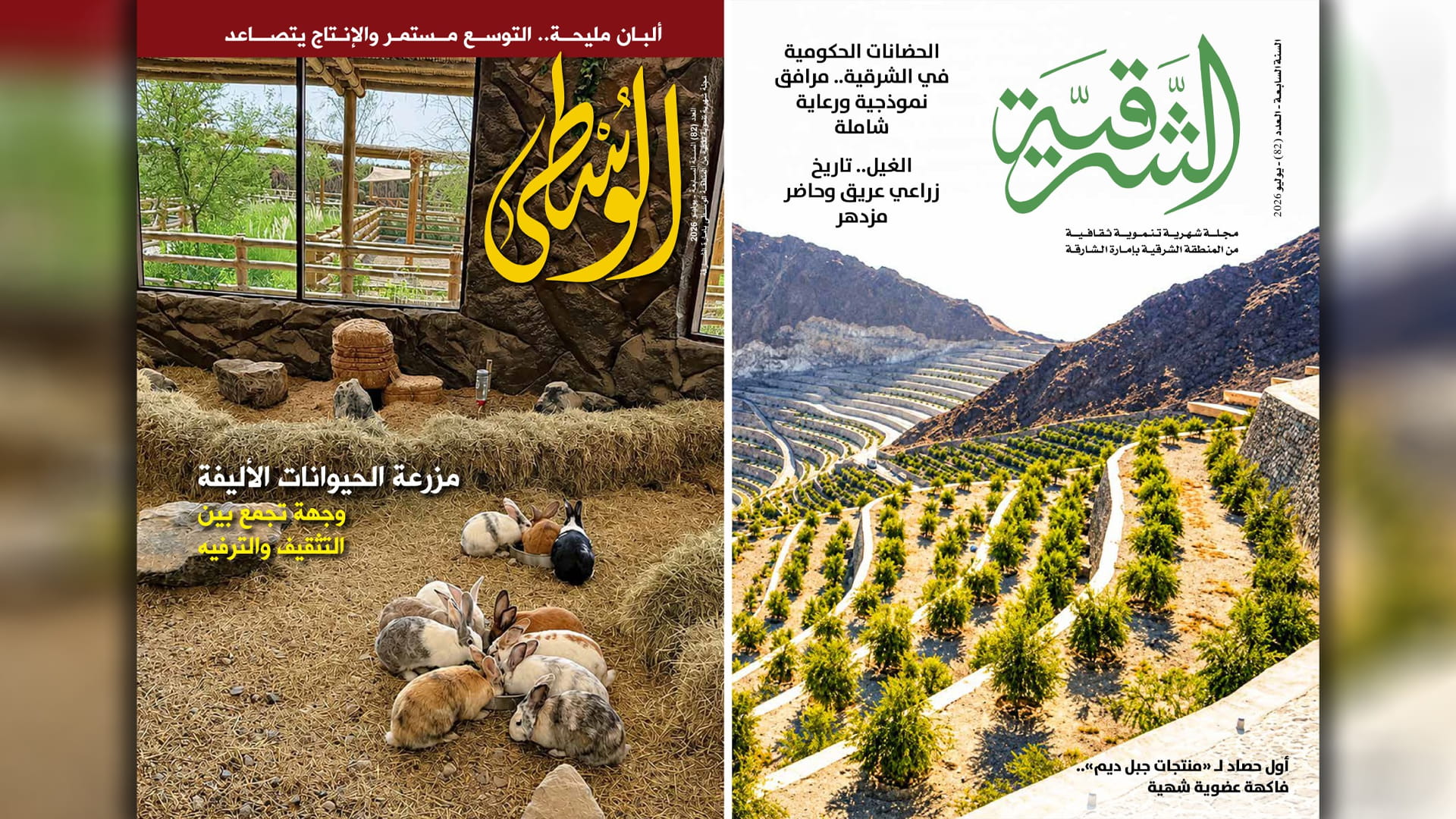 صورة بعنوان: "ثقافية الشارقة" تصدر العدد 82 من مجلتي "الشرقية" و"الوسطى" 