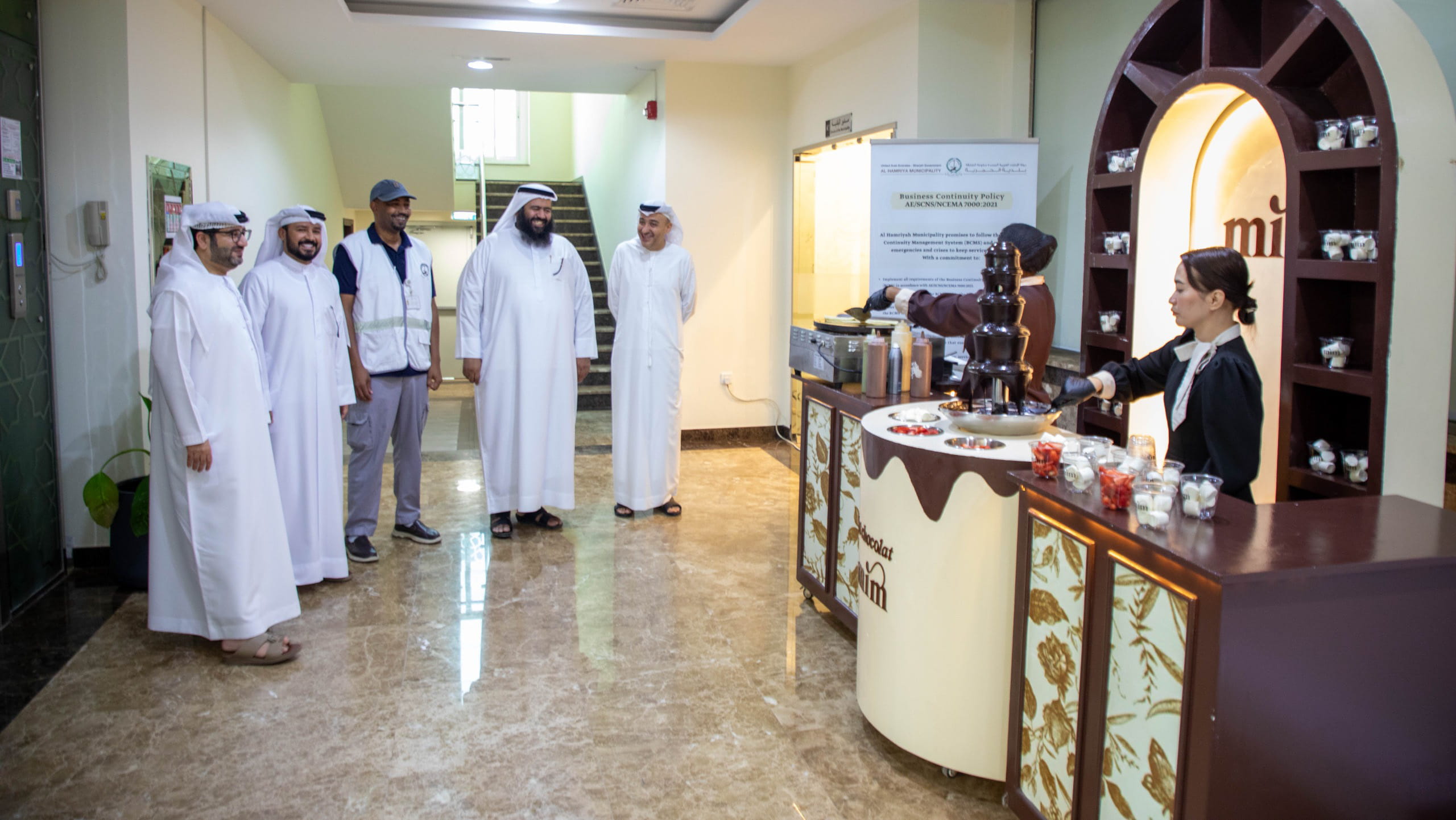 بلدية الحمرية تحتفي باليوم العالمي للشوكولاتة لتعزيز جودة الحياة 