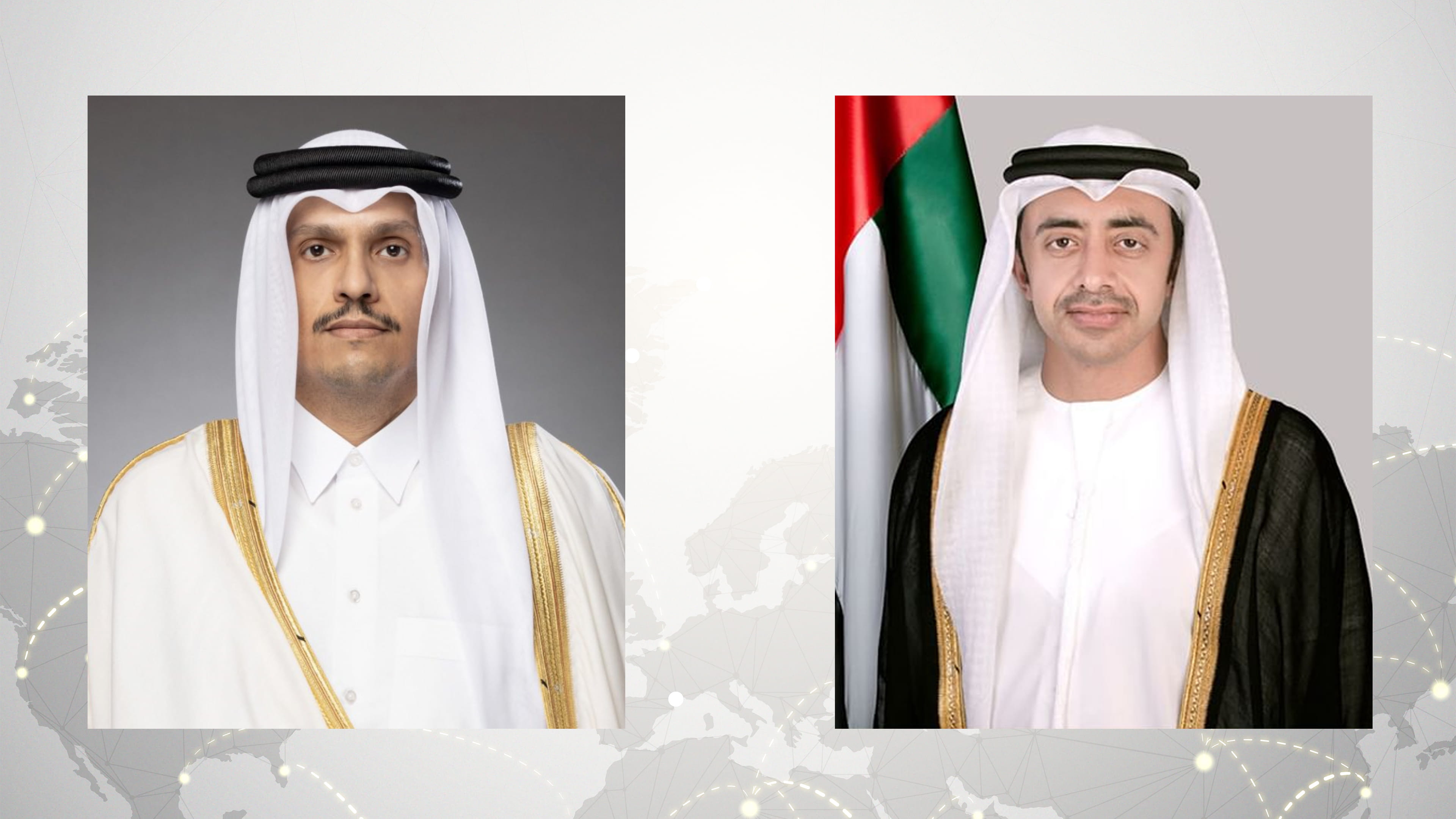 عبد الله بن زايد وقطر 
