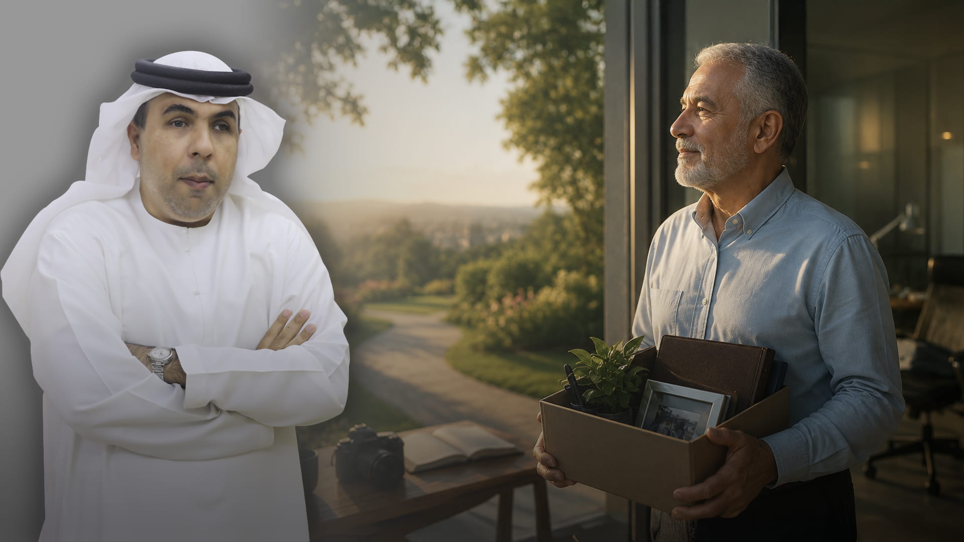 حياة المتقاعد وتغير الفكر من لحظة التحول الكبرى 