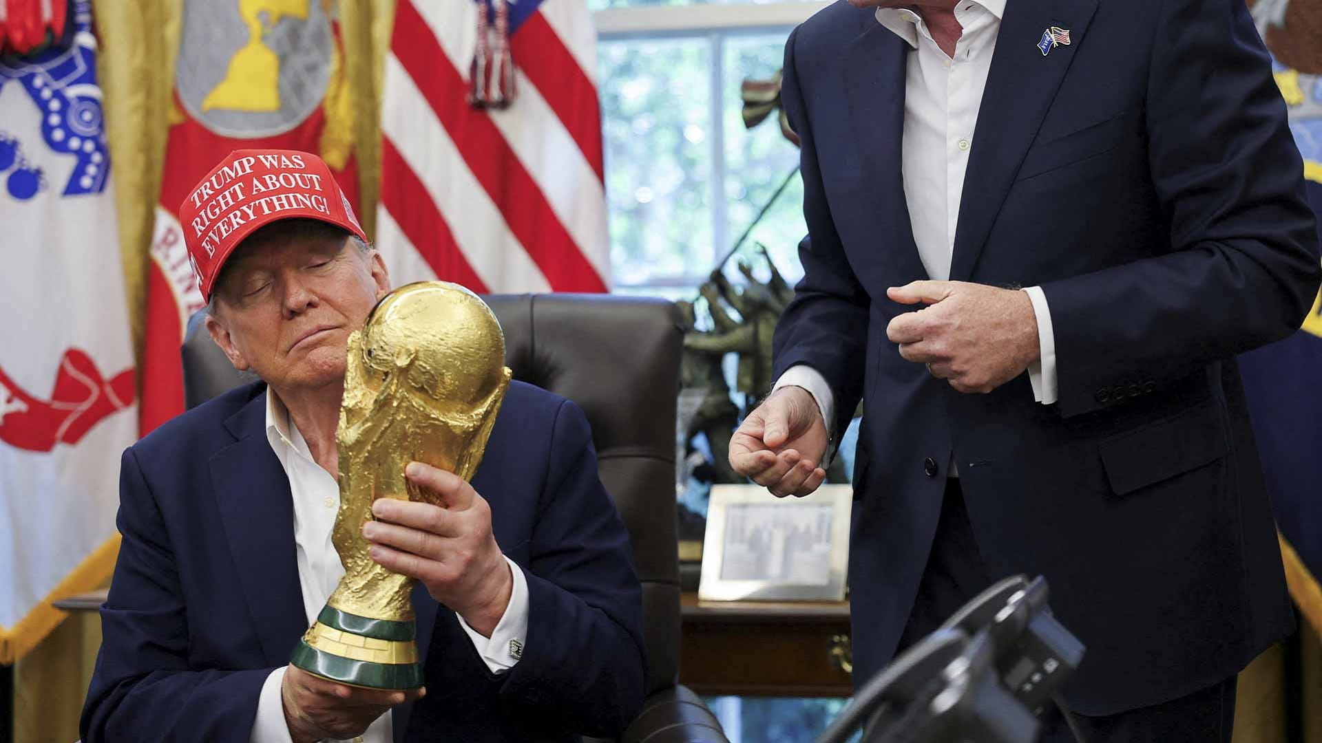 البيت الأبيض: ترامب سيحضر نهائي كأس العالم لكرة القدم 