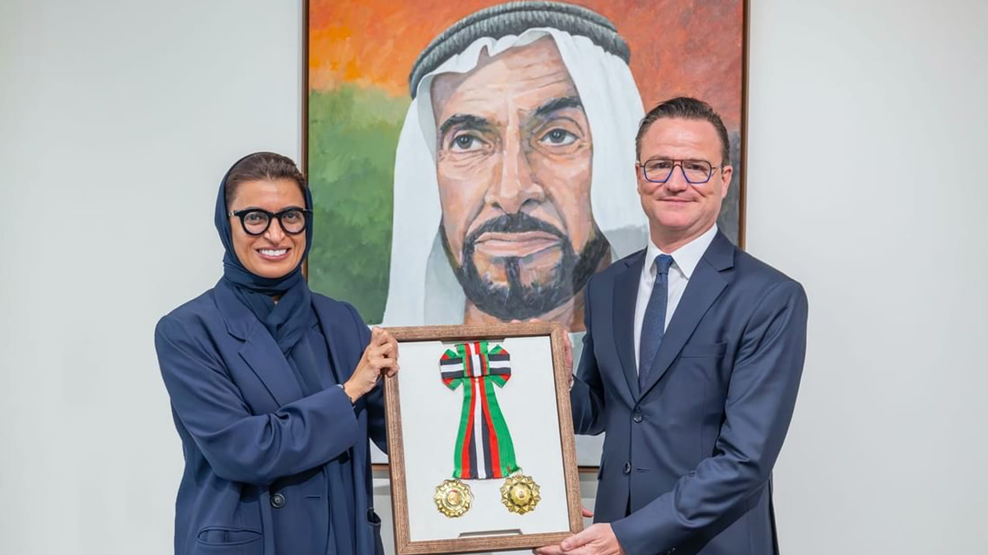 UAE President confers First-Class Order of Ind. on Amb. of Belgium