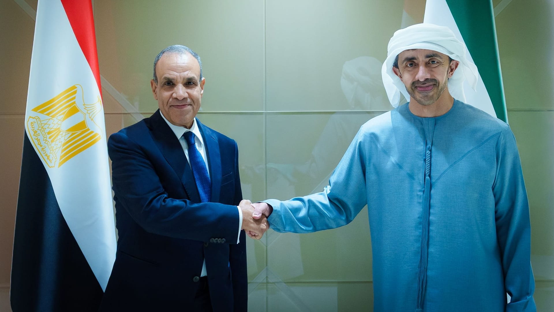 Abdullah bin Zayed, Egyptian FM discuss developments