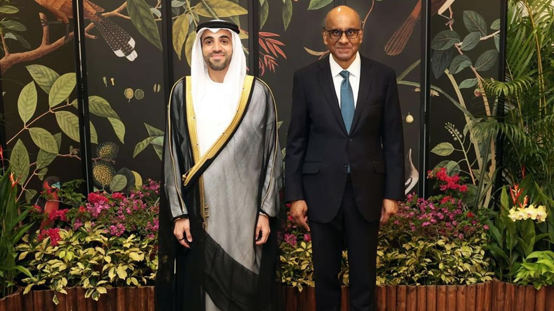 UAE Ambassador presents credentials to President of Singapore