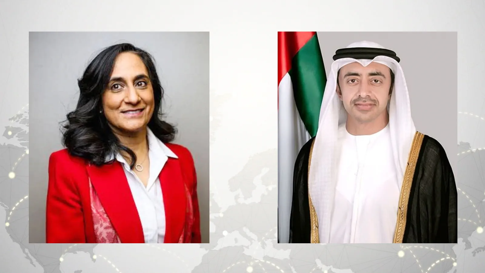 Abdullah bin Zayed, Canadian FM discuss bilateral ties