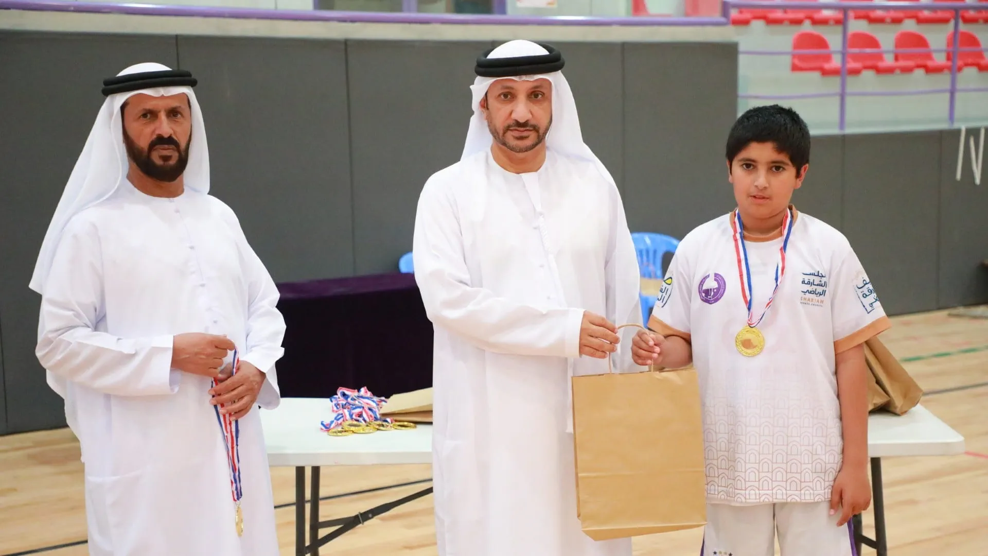 Al Dhaid crowns basketball champions, Honours rising talent