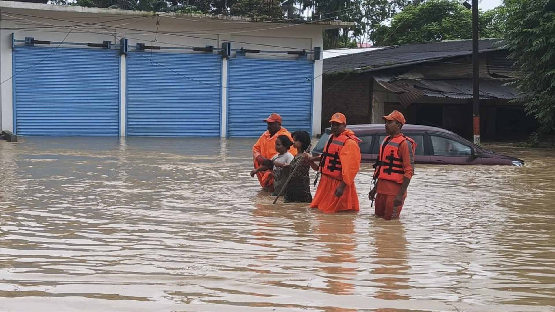 Heavy monsoon floods in India's Assam leave 61 dead