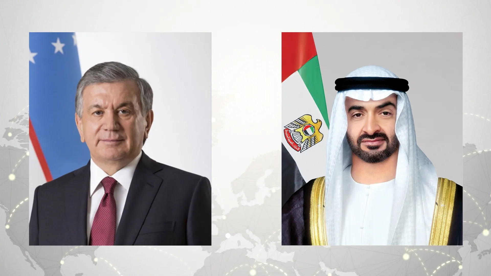 UAE President and President of Uzbekistan discuss relations