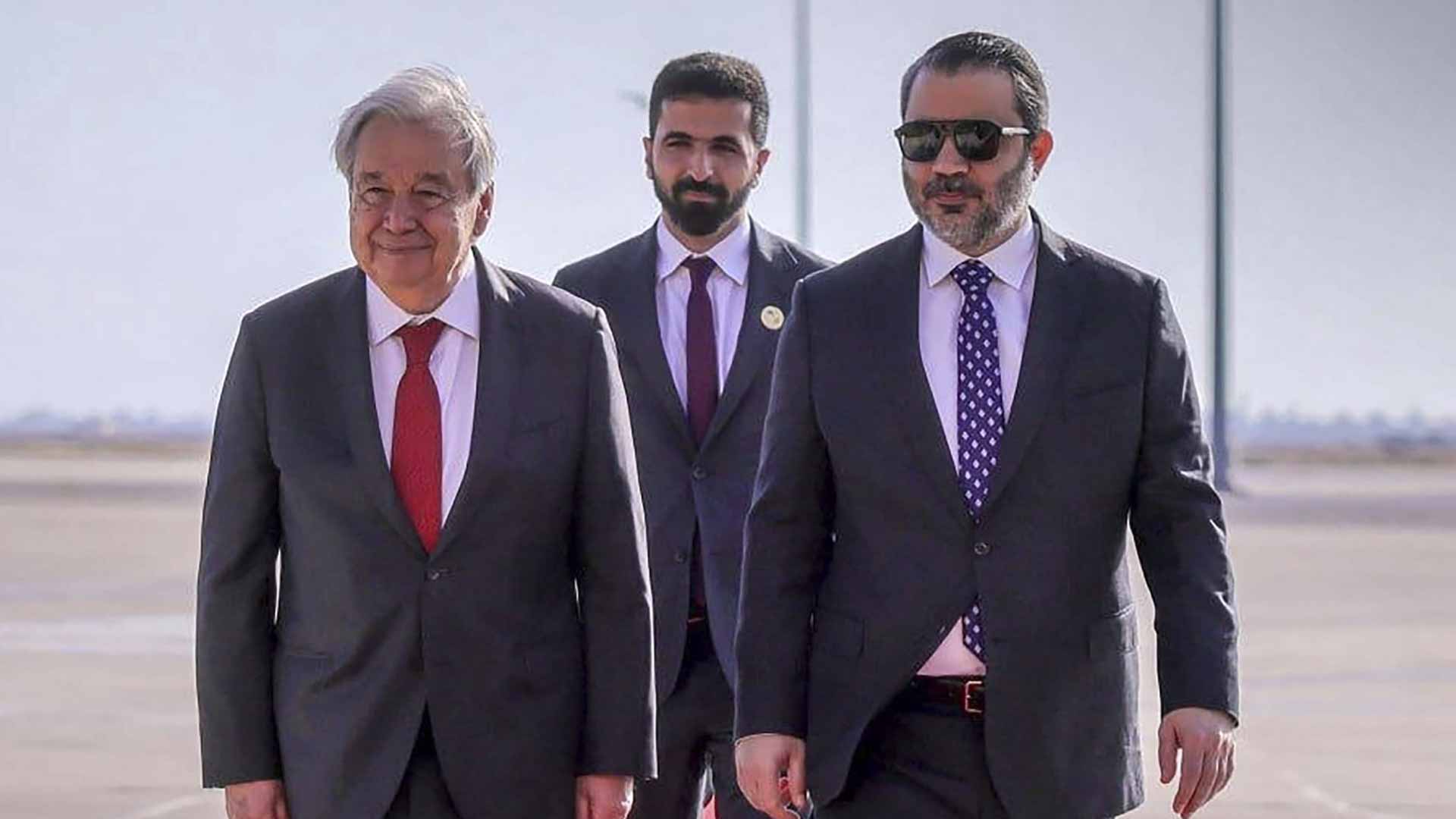 UN Secretary-General Guterres arrives in Damascus