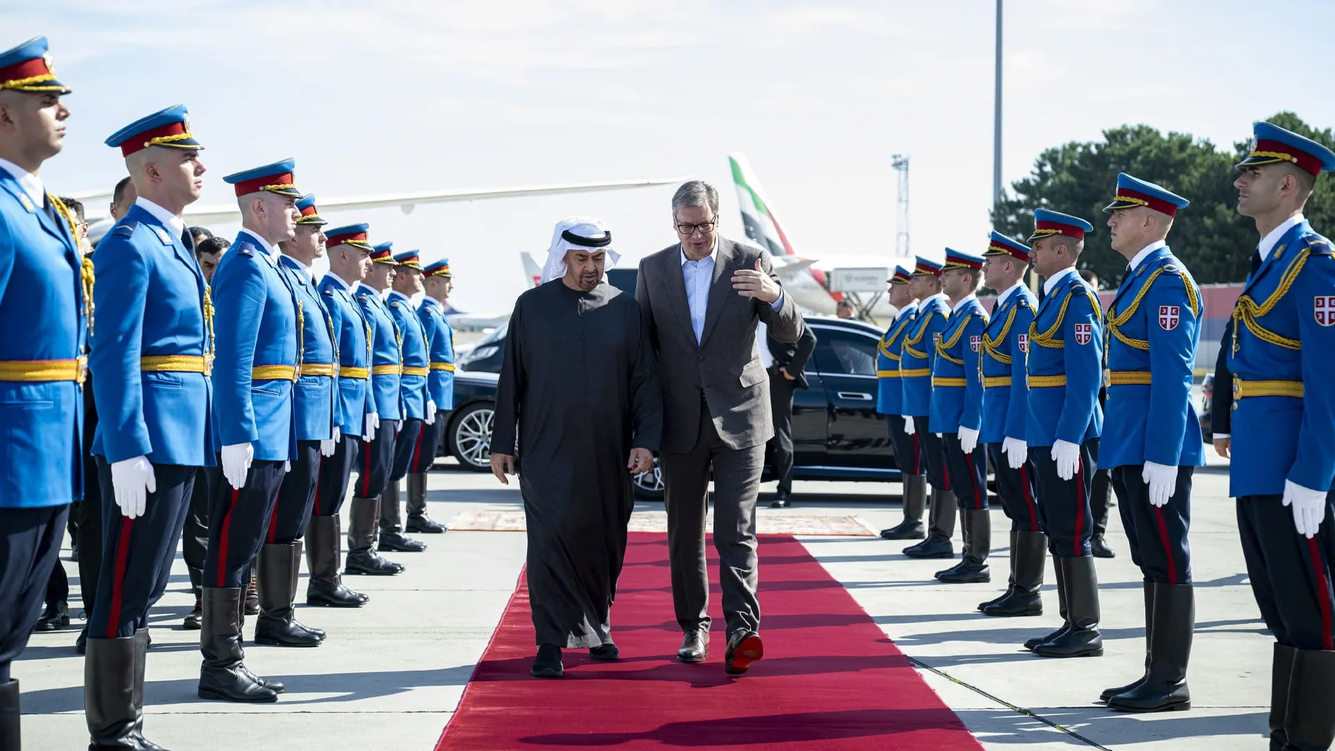 UAE President concludes working visit to Belgrade