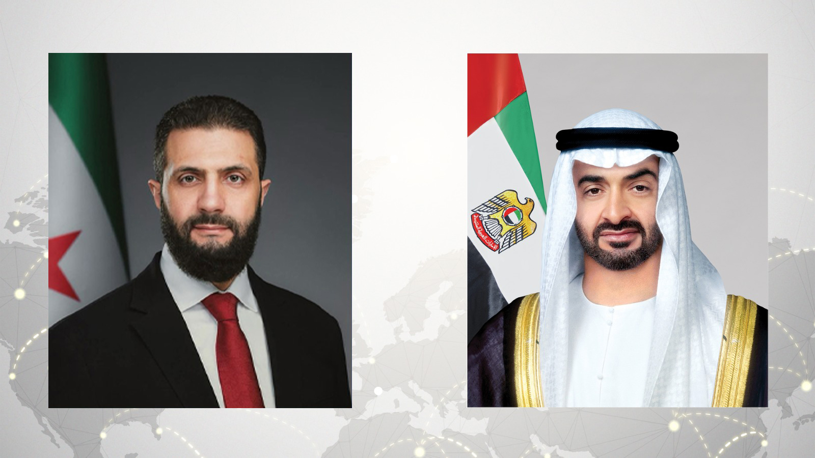 UAE, Syrian presidents discuss ties, regional developments