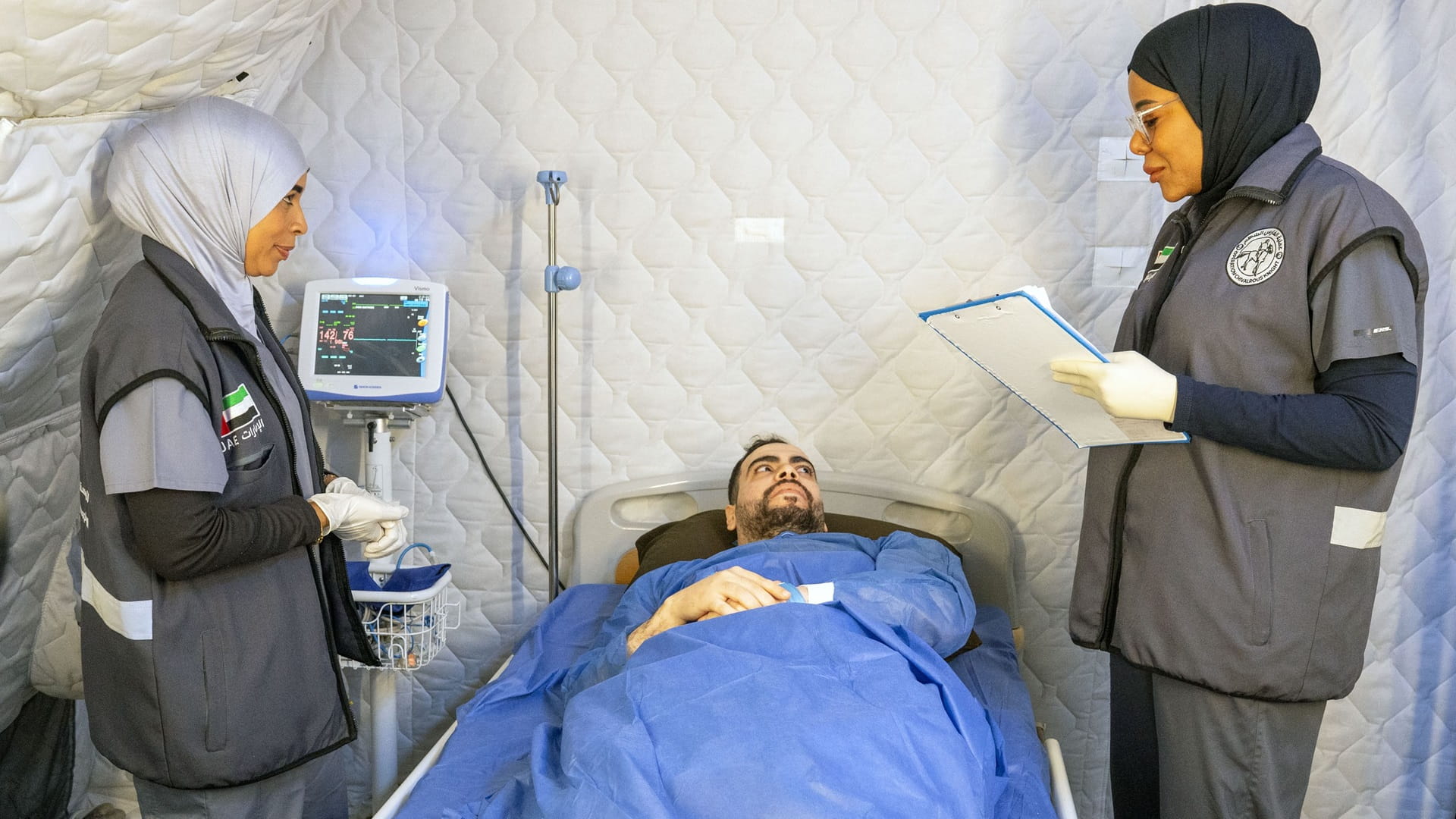 UAE Floating Hospital in Al Arish performs surgery on Gaza patient
