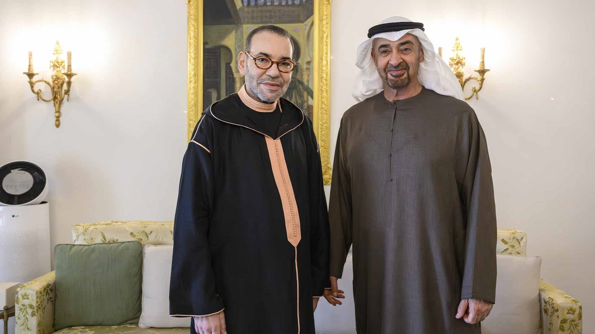 UAE Pres. meets King Mohammed VI during private visit to Morocco